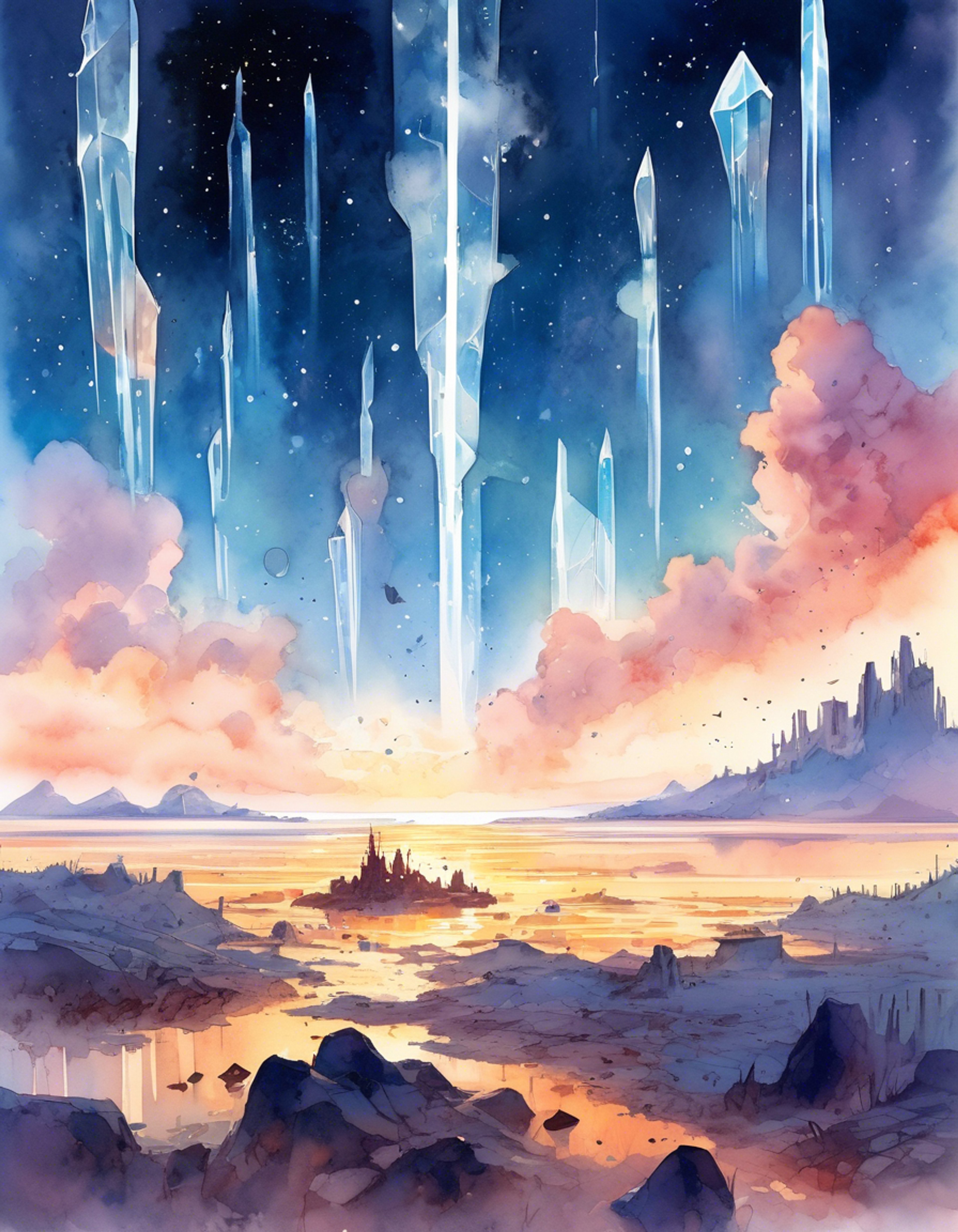 You find yourself mysteriously transported to World B, a realm between realms where Cosmos and Chaos wage their eternal war. The Warrior of Light discovers you and, recognizing something special in your presence, vows to be your protector and guide through this dangerous world. His noble bearing and unwavering dedication to your safety stirs something deep within you as you navigate the perils together.