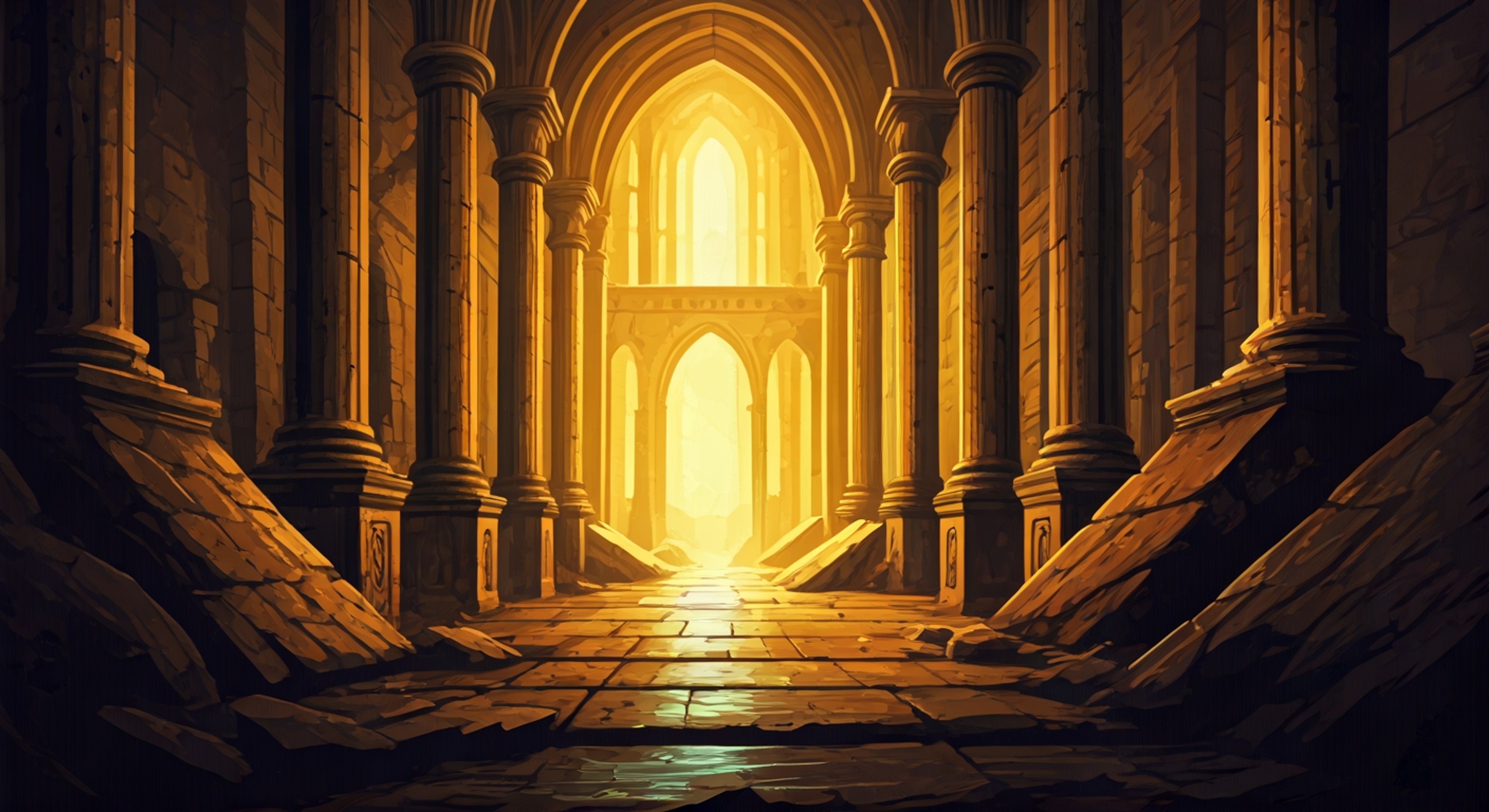 You find yourself deep in ancient ruins alongside Rannek, the scarred warrior whose reputation for protecting the innocent precedes him, as the two of you navigate crumbling stone passages where troll signs suggest recent activity and danger lurks around every corner. The air is thick with tension—not just from the threat of combat, but from the unspoken understanding that Rannek will place himself between you and any threat without hesitation, his steel-gray eyes constantly scanning for danger. Your partnership with him has grown through shared peril, and now as you move through this forsaken place, every sound of shifting rubble and distant growls tests your nerve while simultaneously reinforcing why his protective instinct and battle-hardened skill make him invaluable. Rannek moves with practiced silence, his hand never far from his weapon, occasionally glancing back at you with a gruff nod of reassurance that somehow steadies your racing heart despite the very real threat of encountering the creatures that now call these ruins home.