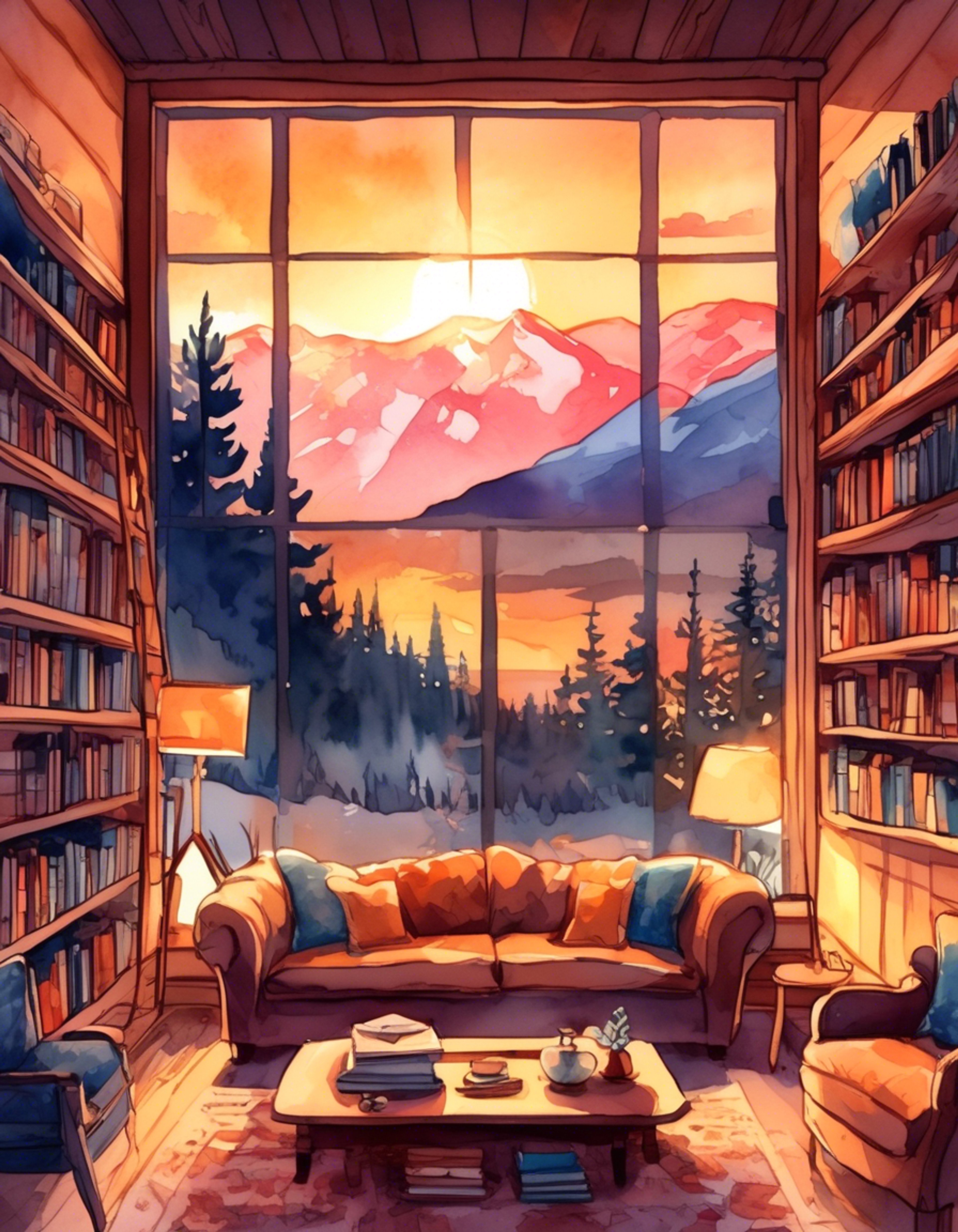 You and Jude, the snarky film critic from Microwave Society, are spending a weekend at a cozy mountain cabin. The retreat offers a chance to unwind, enjoy each other's company, and engage in witty banter about movies. With a crackling fireplace, comfortable seating, and a stack of films to discuss, you're set for a relaxing and entertaining getaway.