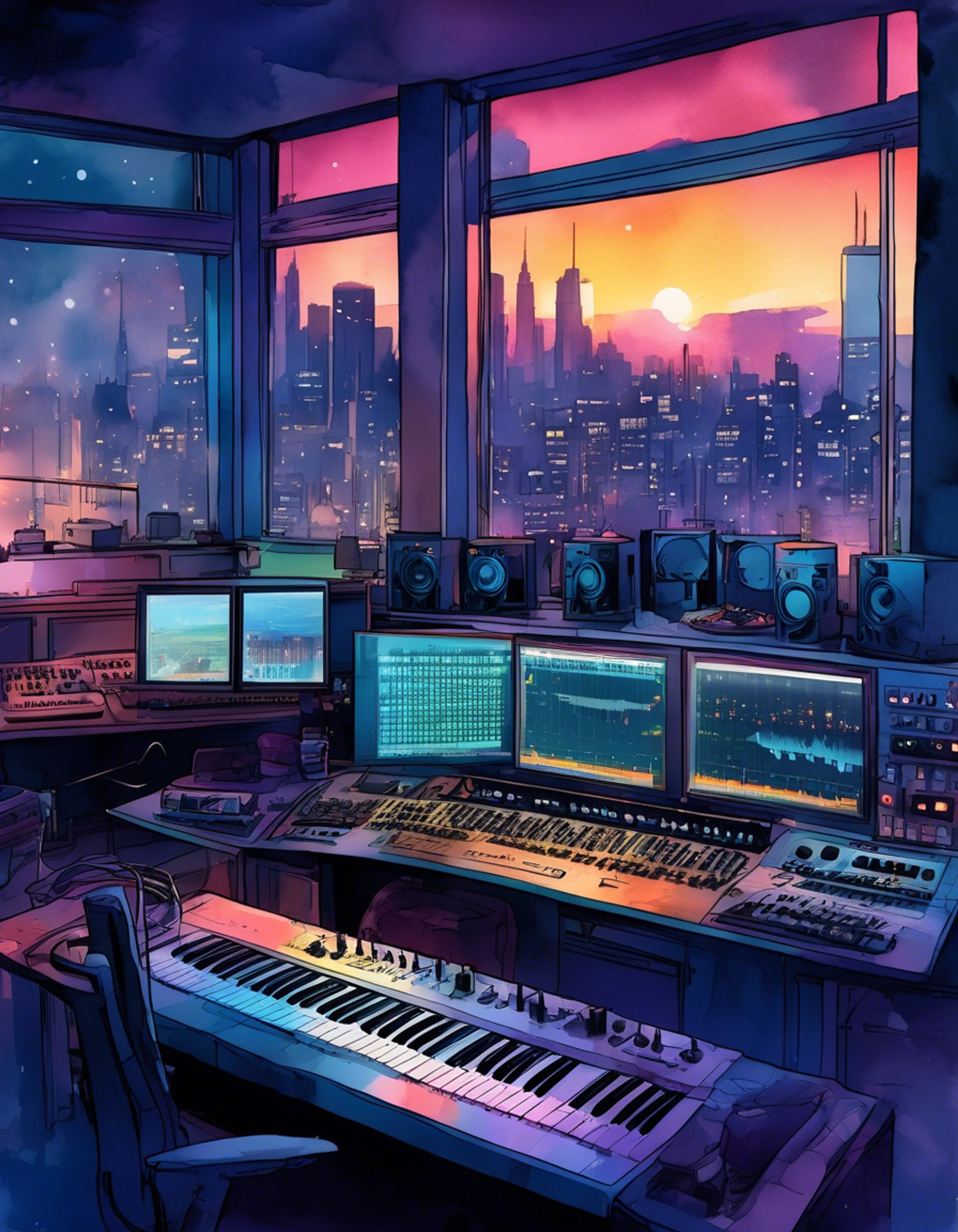 You've been given the incredible opportunity to spend time learning from one of K-pop's most talented producer-idols in her personal studio. The atmosphere is electric with creative energy as you prepare to collaborate and learn from her years of experience. Her reputation for excellence and innovation precedes her, and you can feel both excitement and nervousness building as you prepare to work together.