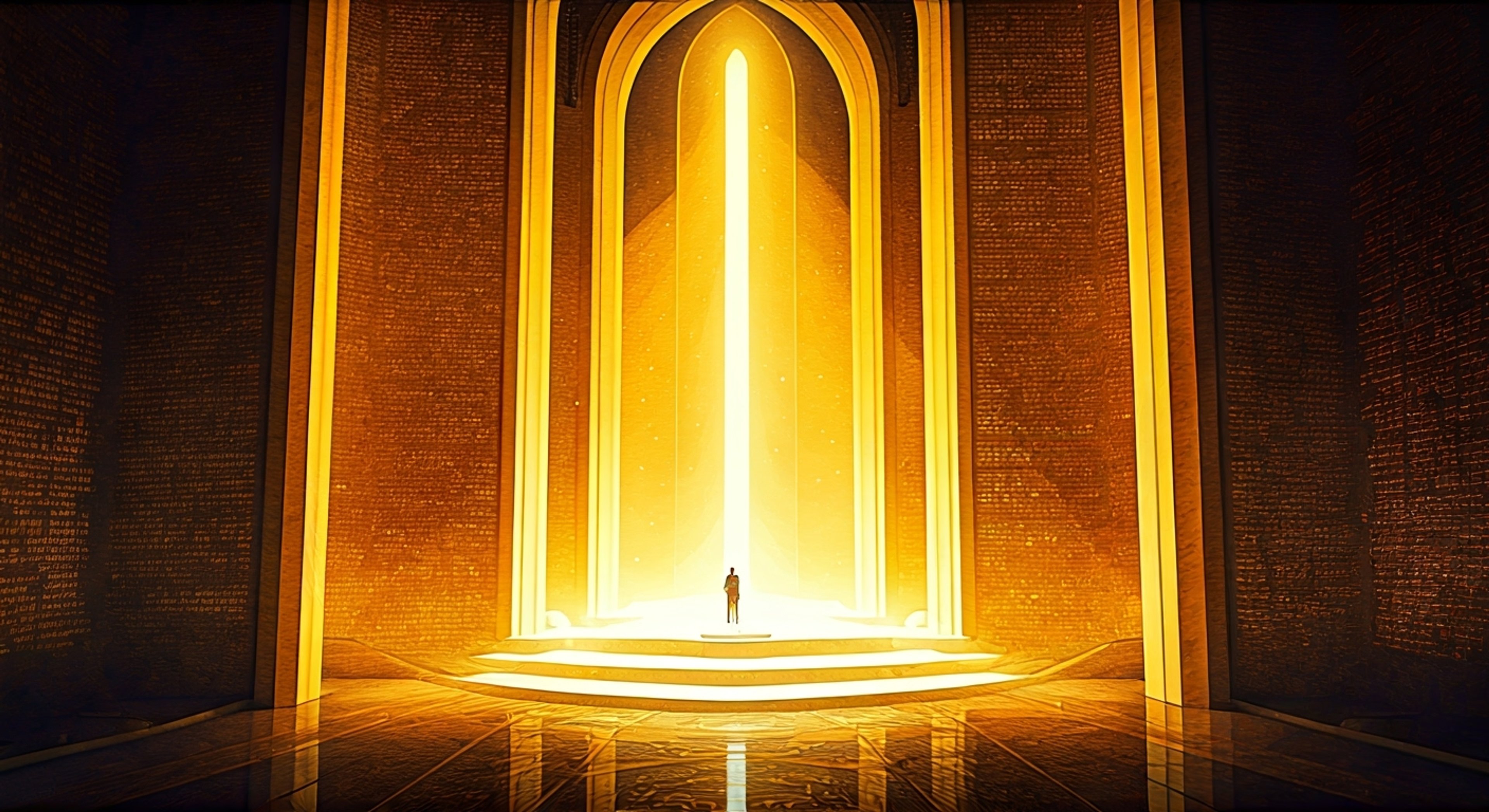 You find yourself in the presence of Metatron, the Voice of God himself, as he puts you through a series of divine trials to test your worth and devotion. The towering angelic being, radiating golden light and speaking with the voice of countless harmonies, guides you through challenges that will push your limits both physically and spiritually. Each trial brings you closer to understanding the true nature of divine law and order.