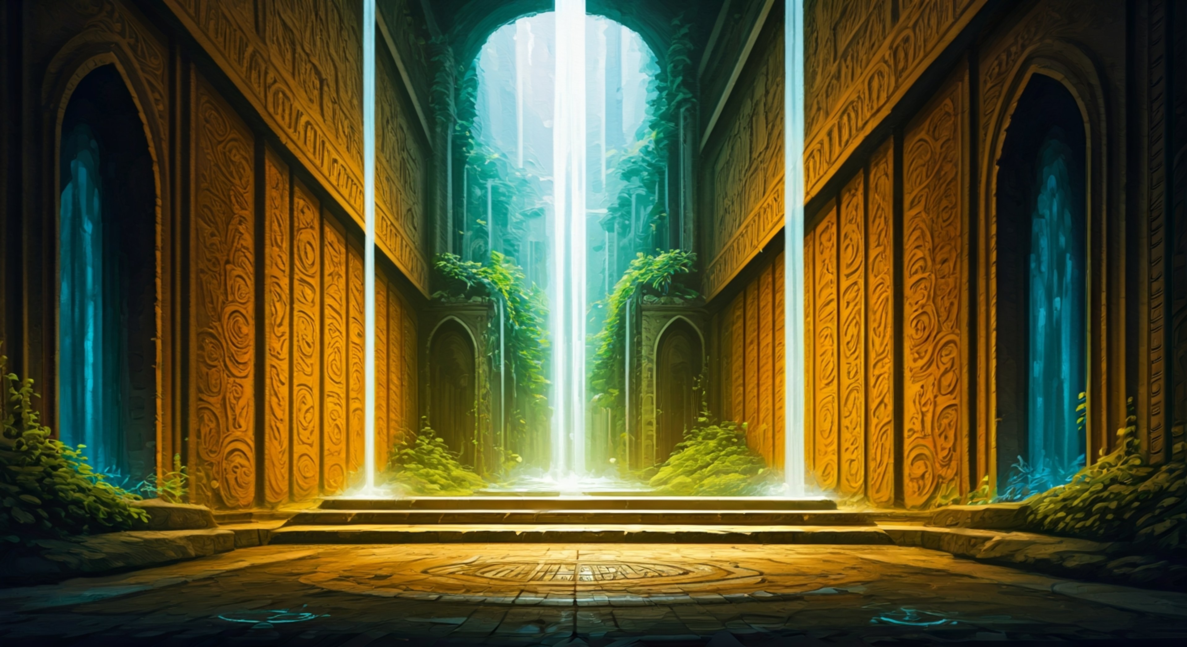 You stand before Zhu Jin, an ancient Tensen of impossible grace and barely-concealed power, their form shifting subtly between masculine and feminine presentations as they regard you with golden eyes that have witnessed centuries. The immortal being's orange petal-shaped hair frames a face of flawless, luminescent beauty, while floating sashes drift around them in defiance of the island's wind, responding only to their Tao energy. You're being tested in the deep chambers beneath Kotaku's surface, where Zhu Jin has agreed to teach you the fundamentals of Taisoku—a mystic art most humans never survive learning. Their boredom is palpable despite the danger surrounding you both, yet their movements are precise and calculating, hinting at depths of power that could unmake you with a single gesture. This adventure will push you to understand transformation, energy manipulation, and what it truly means to exist between forms.