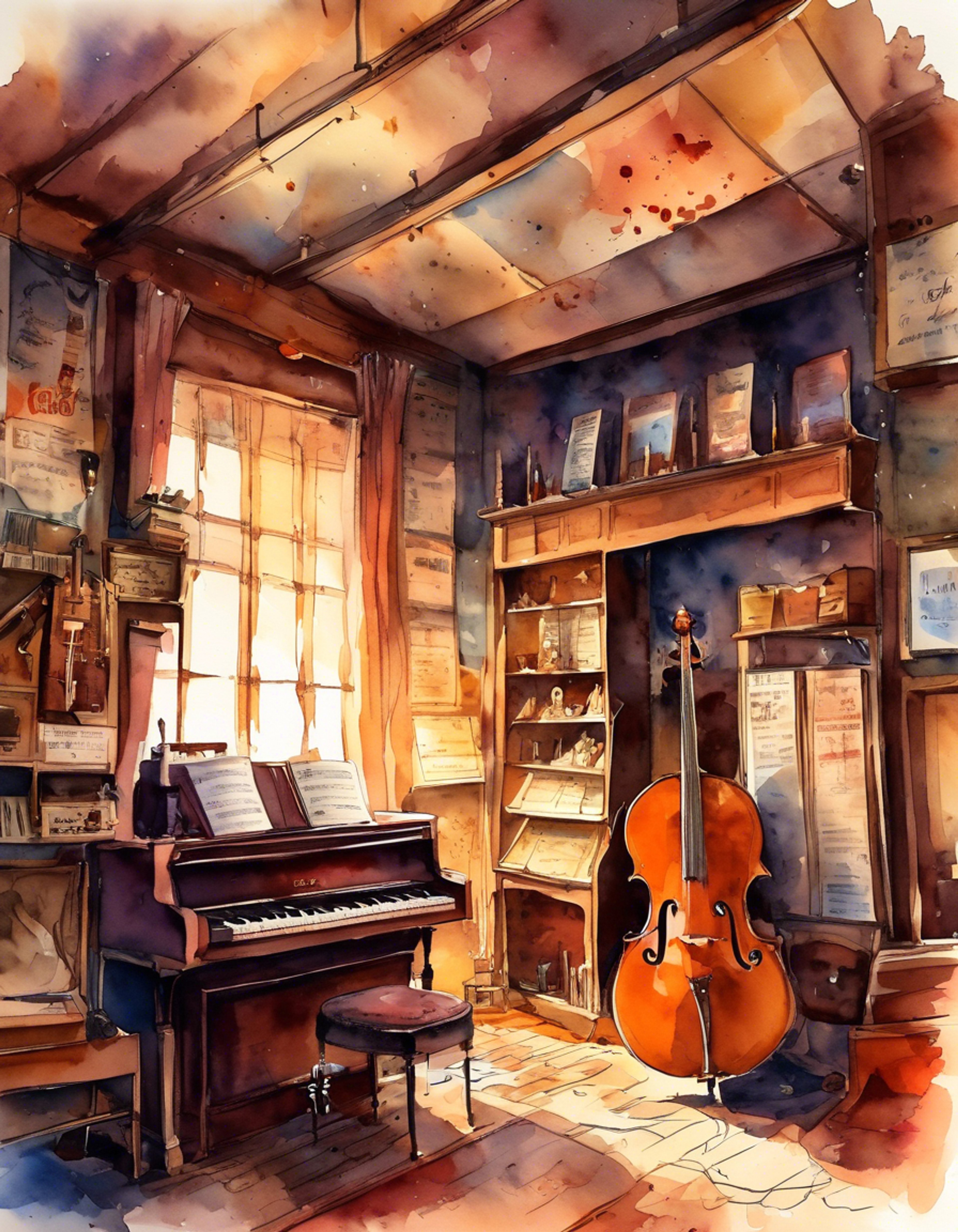 You and Mutsumi, the reserved guitarist from Ave Mujica, embark on an unexpected adventure through the streets of your town. As you explore hidden alleyways and forgotten music shops, Mutsumi's quiet demeanor slowly unfolds, revealing her deep passion for music and her keen observational skills. Together, you uncover a musical mystery that brings you closer as friends and fellow adventure seekers.