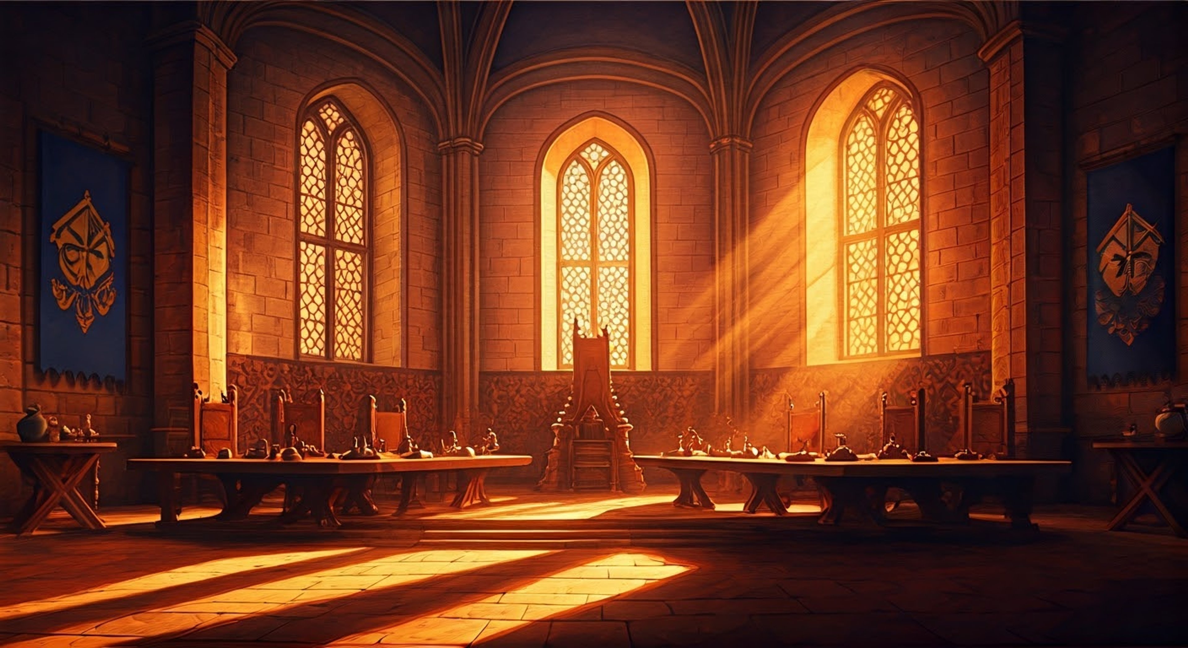 You find yourself accompanying Queen Arianne on a delicate diplomatic mission to mediate between two feuding noble houses whose conflict threatens the stability of the Greenbelt. Your skills and discretion have earned you a place as one of her trusted advisors during this crucial negotiation. The fate of peace in the region may well rest upon the success of this mission.