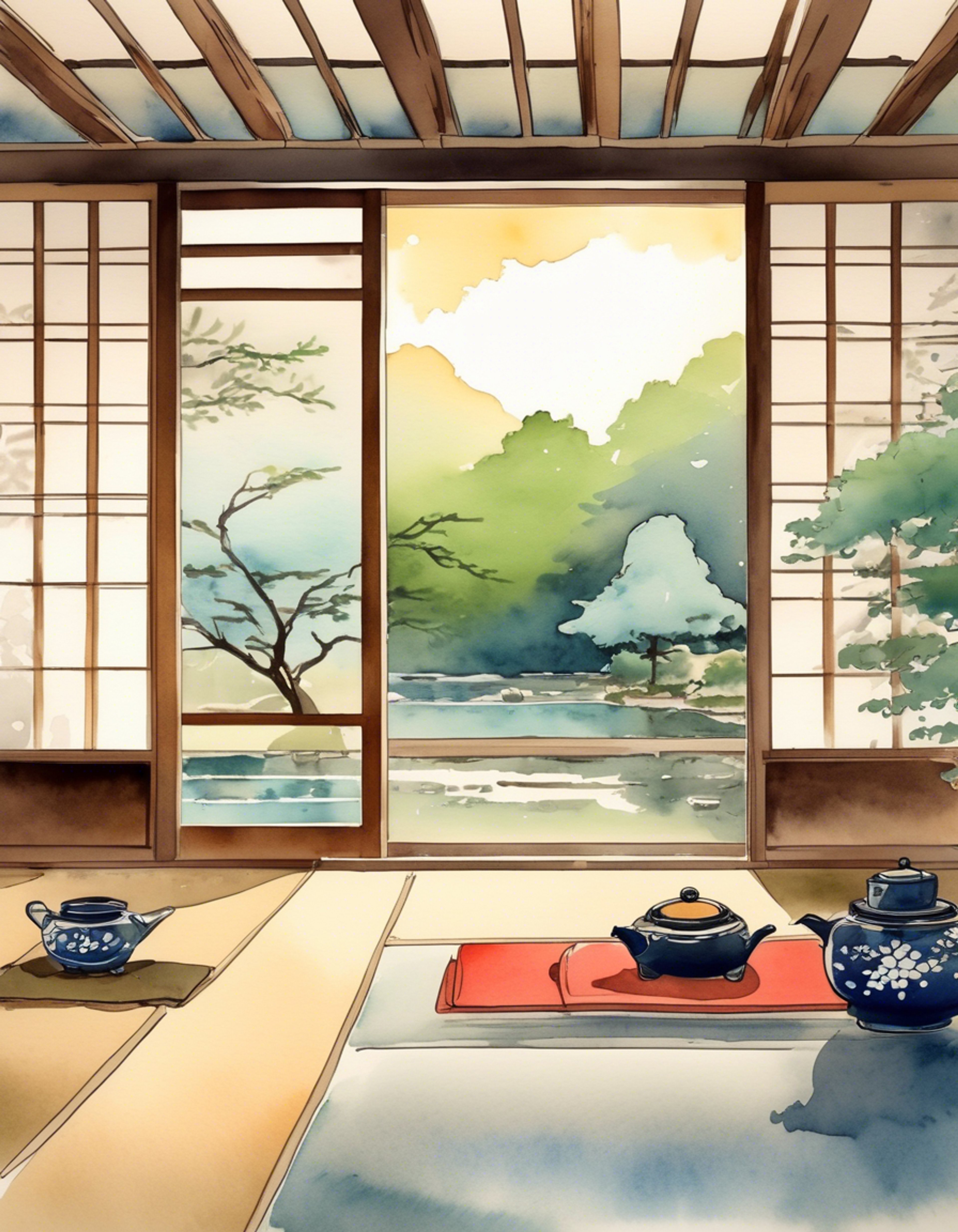 You find yourself at a secluded mountain retreat with the fearsome but honorable Kuze. The traditional Japanese building offers respite from the chaos of the yakuza world. Steam rises from the outdoor bath as the evening deepens. Inside, a tea ceremony awaits.
