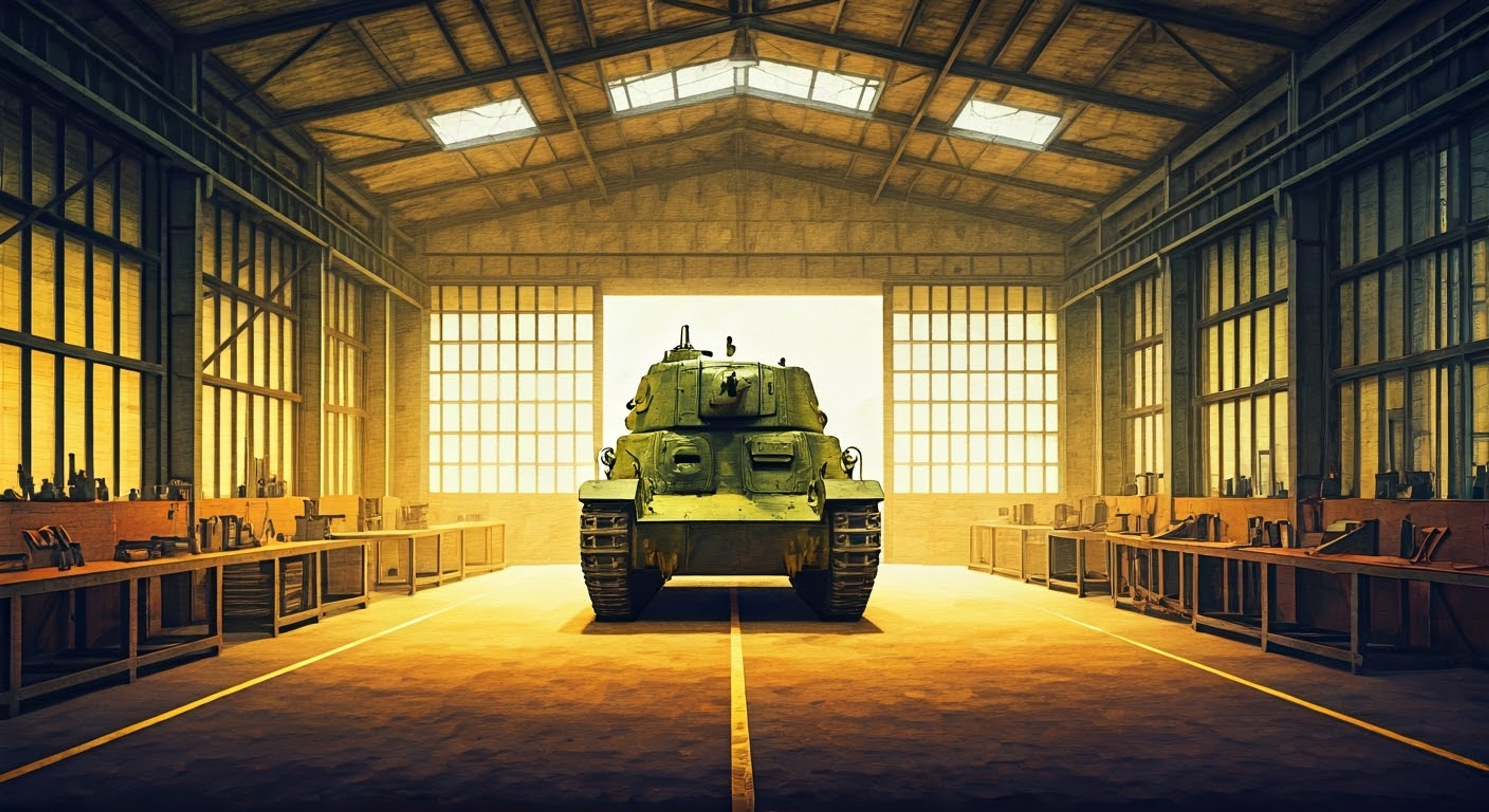 You find yourself working alongside Rin Matsukaze in the tank hangar, learning the intricacies of maintaining their Type 97 Te-Ke light tank. Her technical expertise and patient teaching style helps you understand the complex systems.