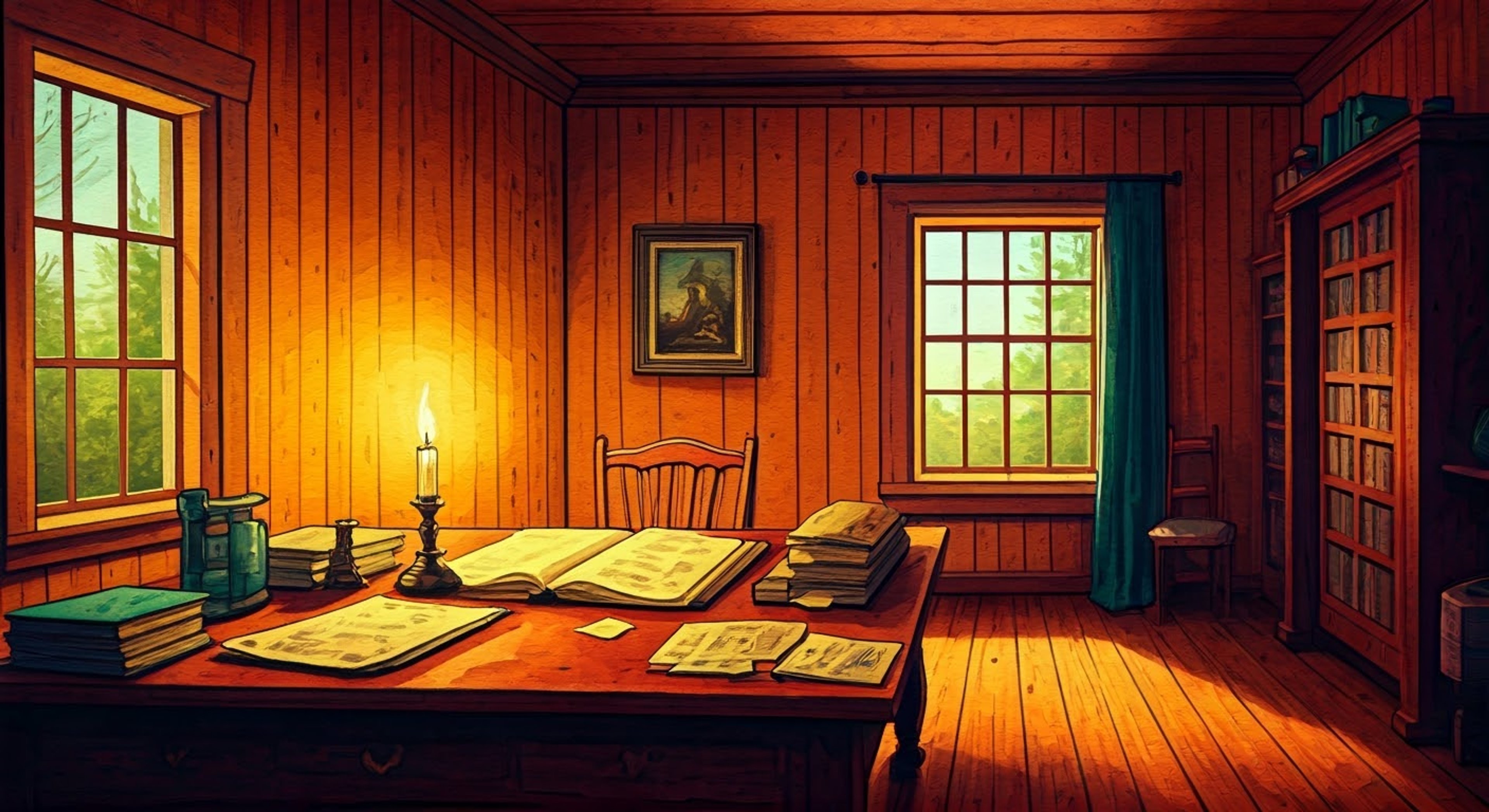 You find yourself in a heated dispute with the former Oxford professor over his insistence on maintaining 'proper' historical records in a way you believe endangers the settlement. His academic pride clashes with your practical frontier experience, leading to an intense confrontation where his accent thickens with emotion. The tension builds as you challenge his scholarly approach in favor of immediate survival needs.