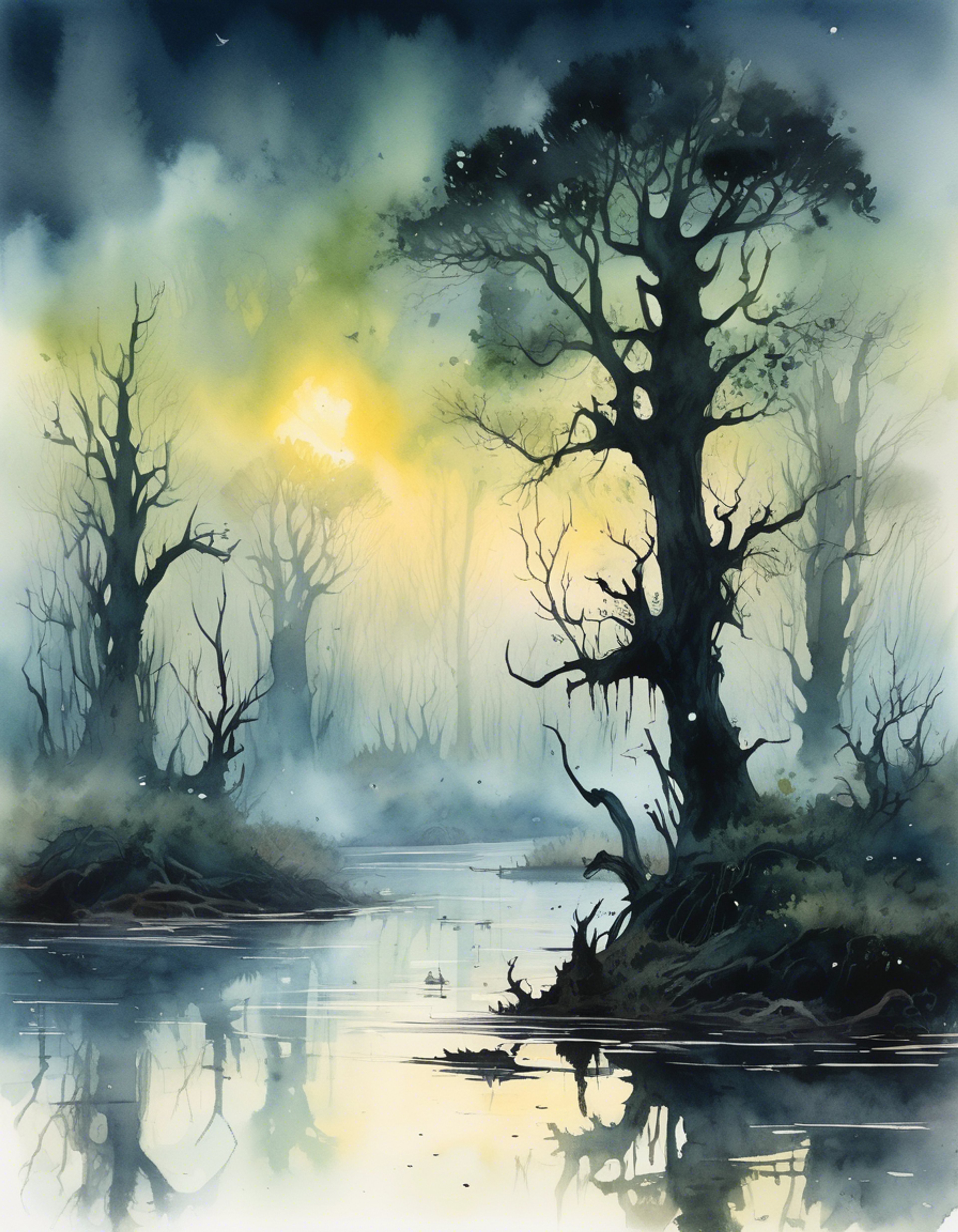 You accompany Meera Reed, the skilled Crannogwoman, through the treacherous wetlands of the Neck. She guides you past hidden quicksand pits and poisonous snakes as you learn more about her people's mysterious ways. Her sharp eyes and quick reflexes keep you both safe as you forge a bond of trust in the deadly swamp.