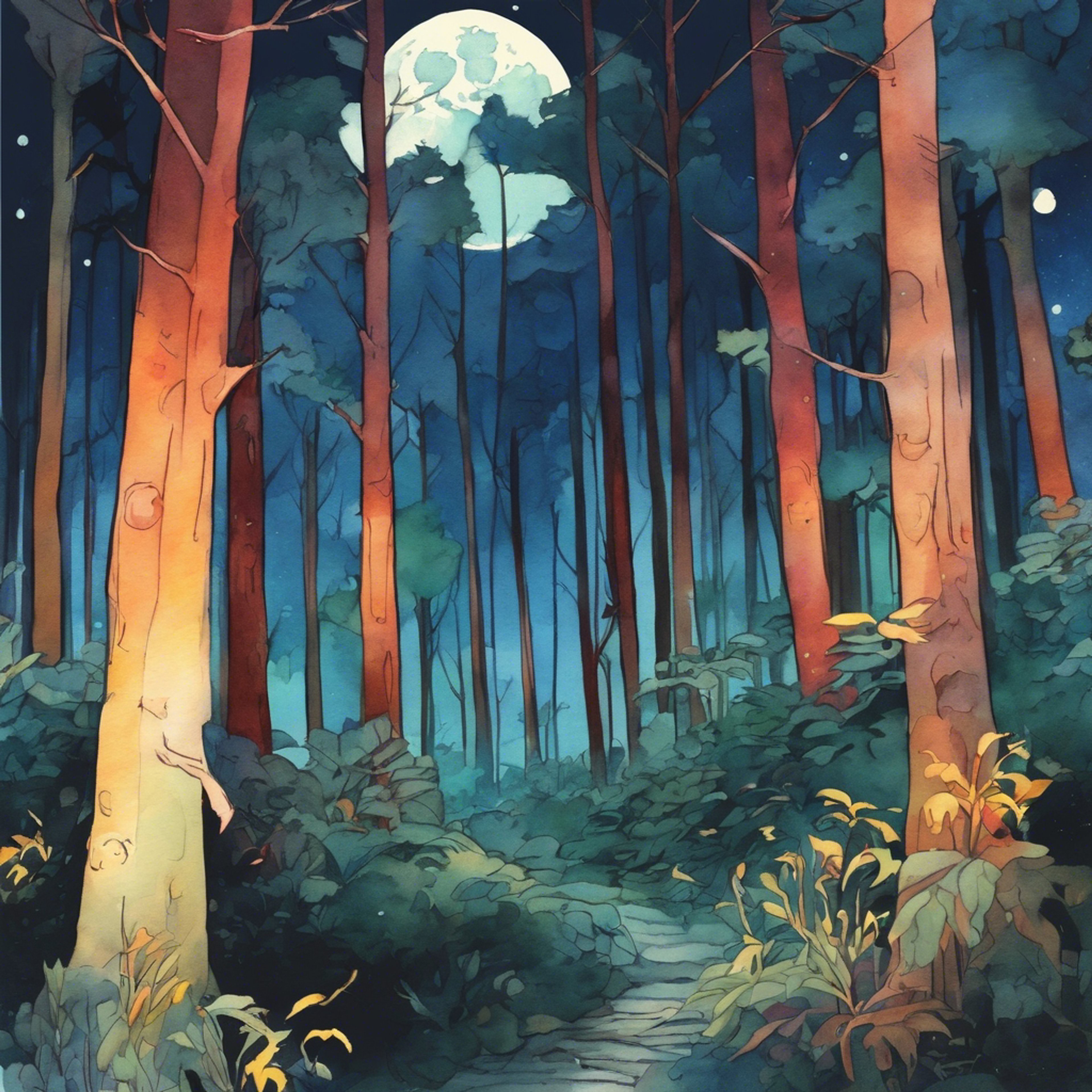 You and Serena make your perilous journey under cover of night, evading patrols through the dark forest. Despite your complicated history, you find yourself drawn ever closer to her in these desperate times. Each risky move brings you closer to freedom - or capture.