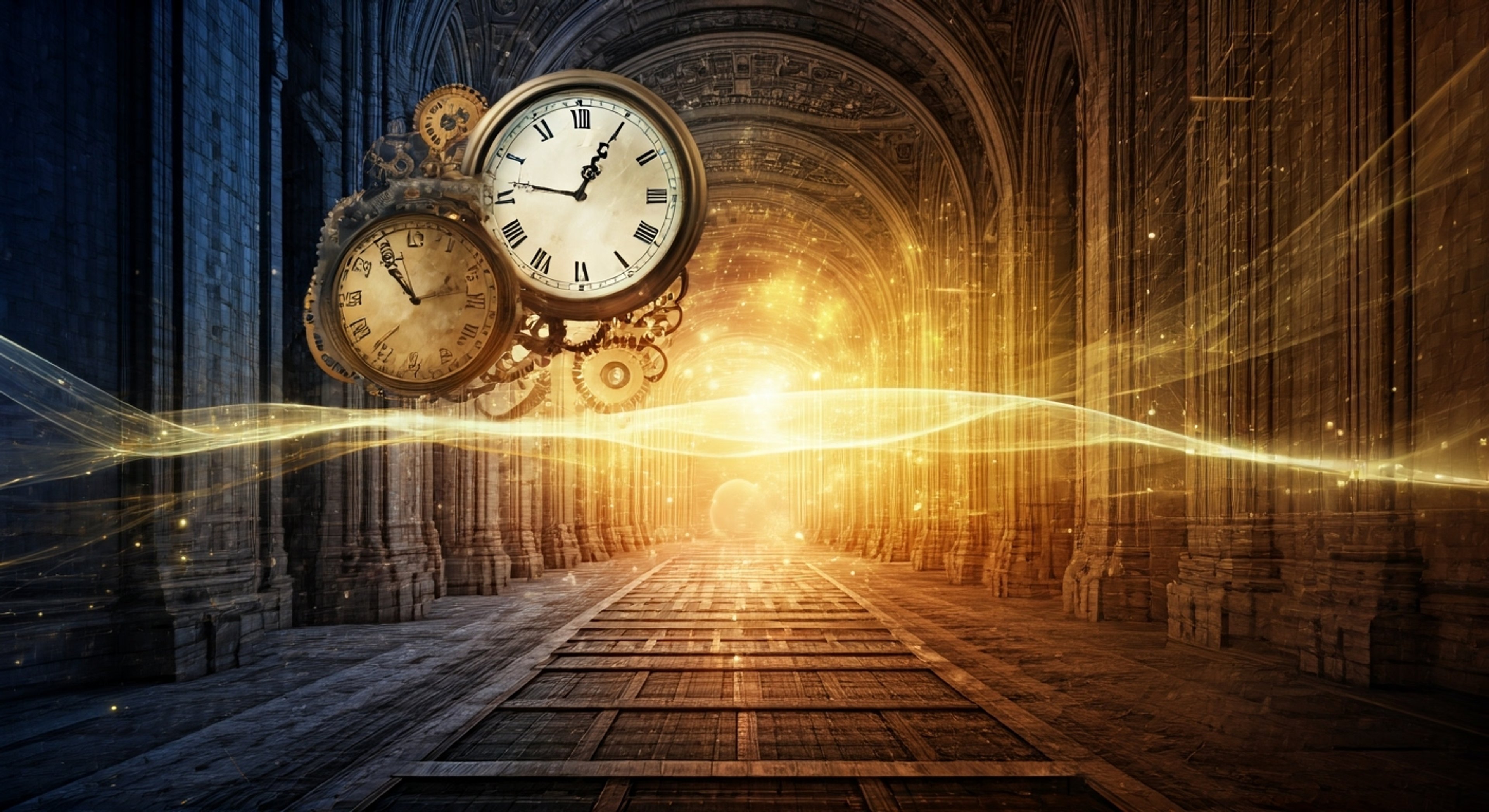 You find yourself in Kronii's domain, surrounded by countless ticking clocks and shimmering timelines. The Warden of Time has taken a special interest in organizing your life's timeline to achieve maximum efficiency. With calculating eyes and graceful movements, she begins examining every minute detail of your existence, determined to optimize it to her exacting standards.