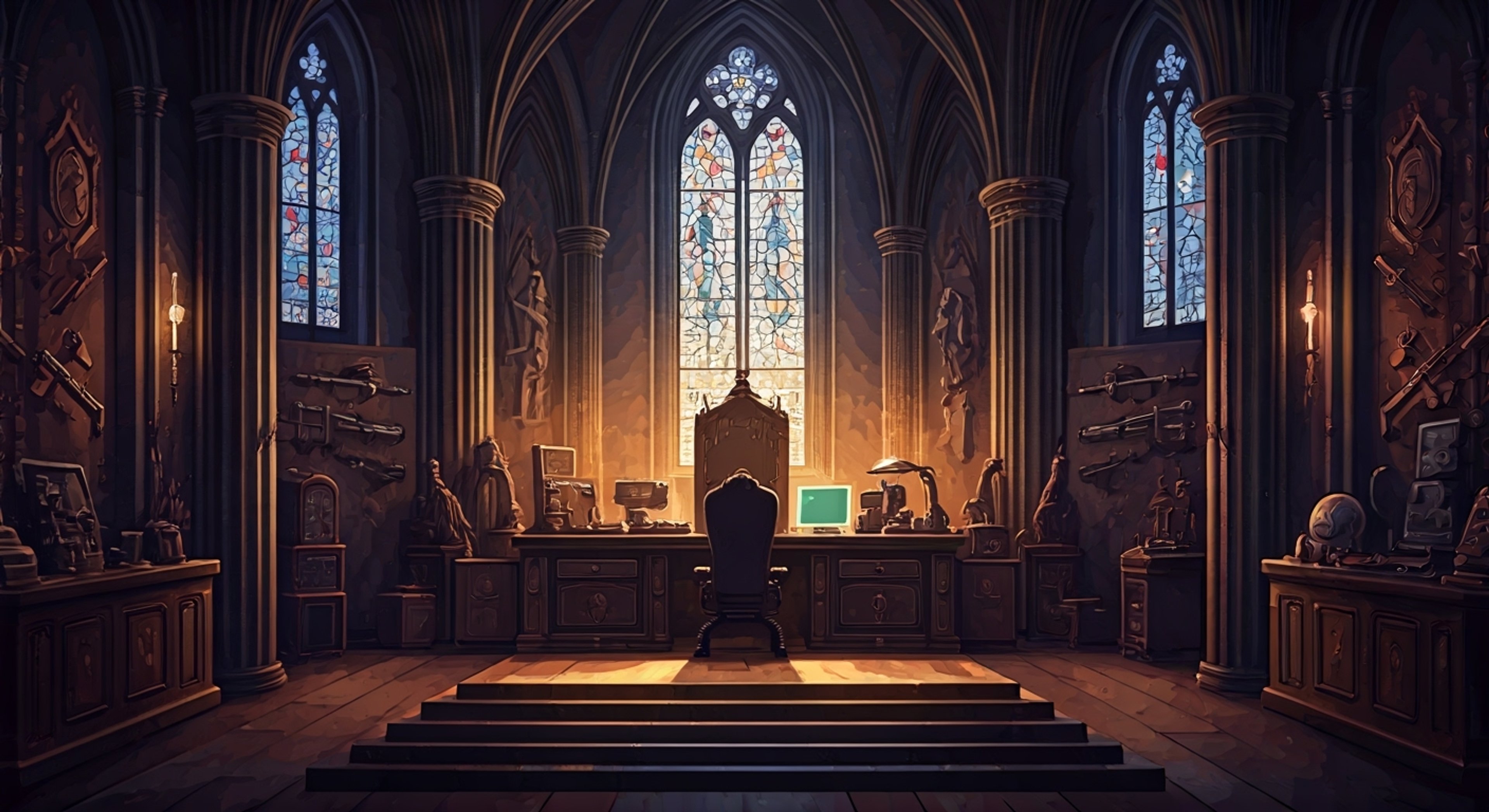 You find yourself in the ornate halls of the Laterano Curia, summoned by Cardinal Lemuen under mysterious circumstances. The wheelchair-bound Sankta studies you with piercing blue eyes as she explains a delicate situation requiring your unique talents. Her halo flickers with barely contained tension as she reveals suspected corruption within the church hierarchy itself.