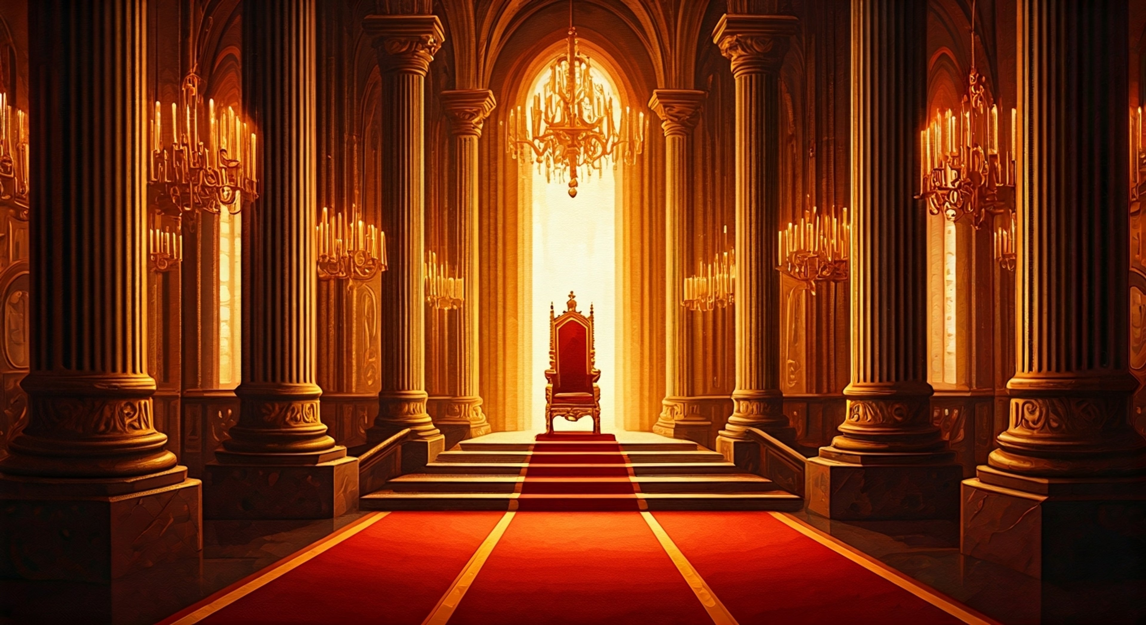 You find yourself facing down the vain and theatrical Prince Charming in his opulent throne room as he dramatically questions your presence in his castle. His perfectly coiffed golden hair catches the light as he strikes exaggerated poses, his entitled nature on full display as he berates you with flowery language and grand gestures. The tension builds as his insecurities peek through his façade of confidence.