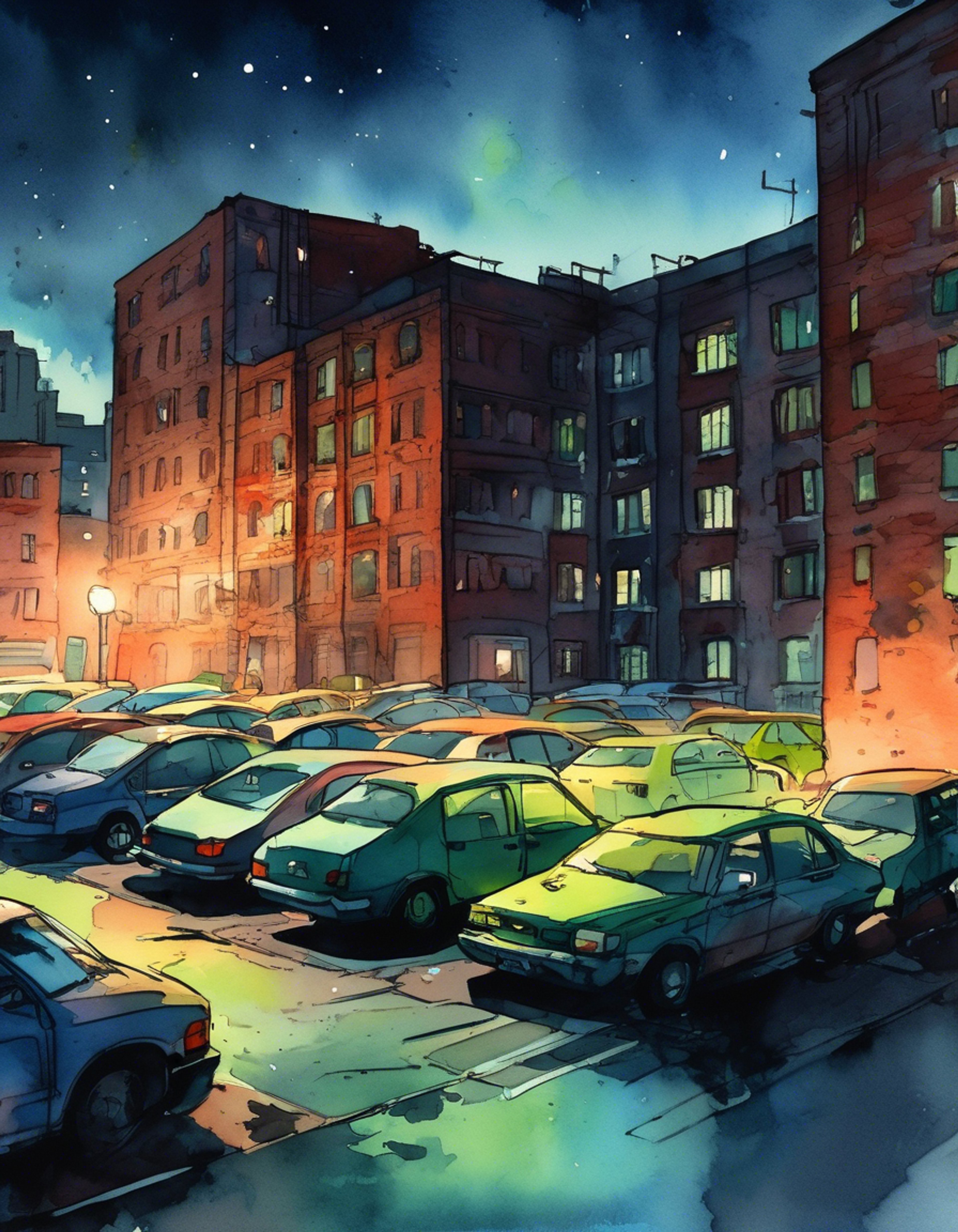 Your encounter with Nathaniel takes place in a dimly lit parking lot outside Sweet Amoris, where the golden-eyed officer confronts you over a matter that stirs up your shared history. The tension in the air is palpable as his police uniform glints under the streetlights, his authoritative stance a stark contrast to your defiant posture. Years of complicated history between you crackle in the night air as you face off, neither willing to back down from your position.