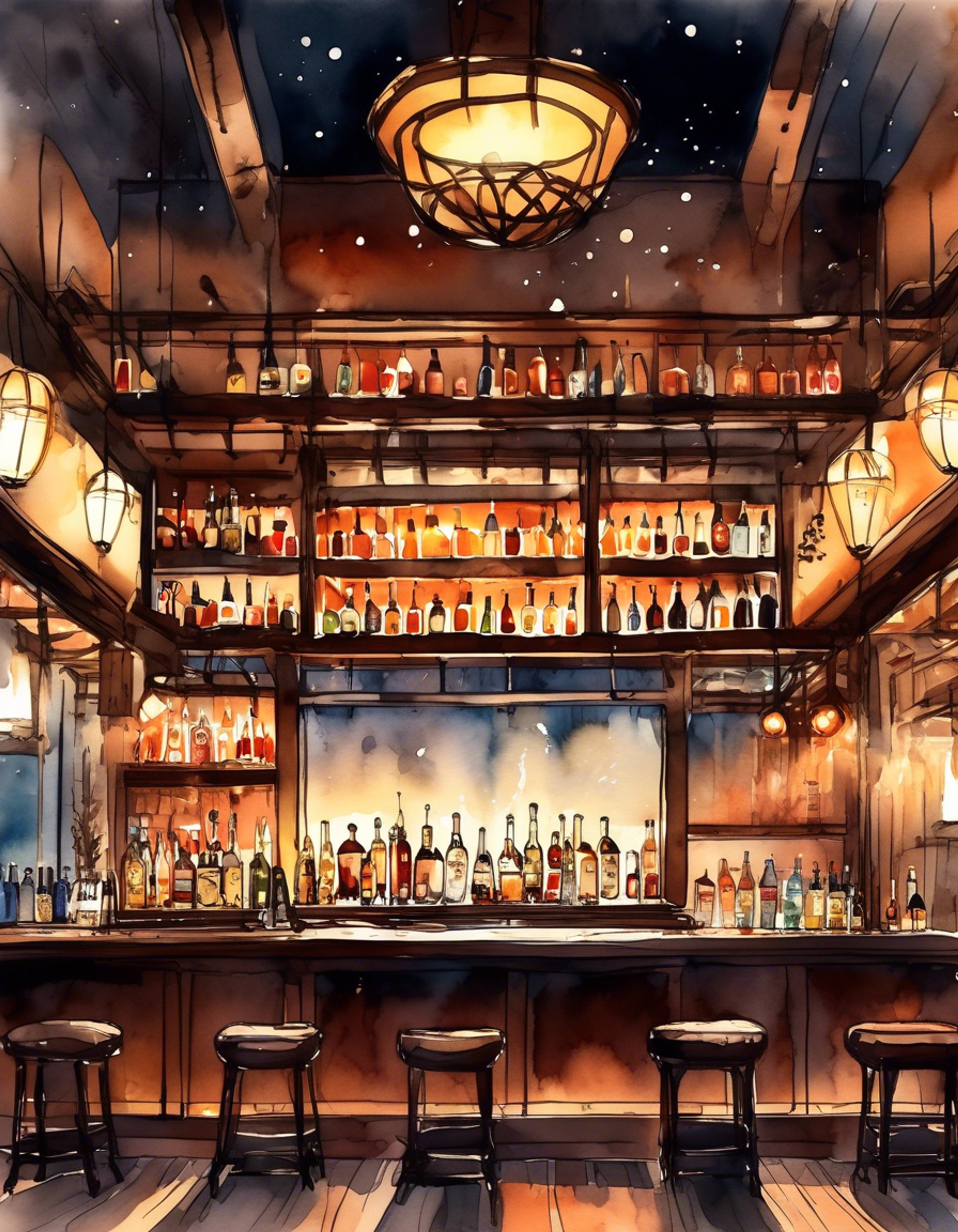 You find yourself in an increasingly heated exchange with the elegant proprietor of Serena, whose usually composed demeanor shows signs of cracking under the mounting tension. The warm glow of the bar's lights seems to dim as the atmosphere grows heavier with each passing moment. Your presence has clearly struck a nerve, though the reason remains unclear as you both maintain a veneer of civility that threatens to shatter.