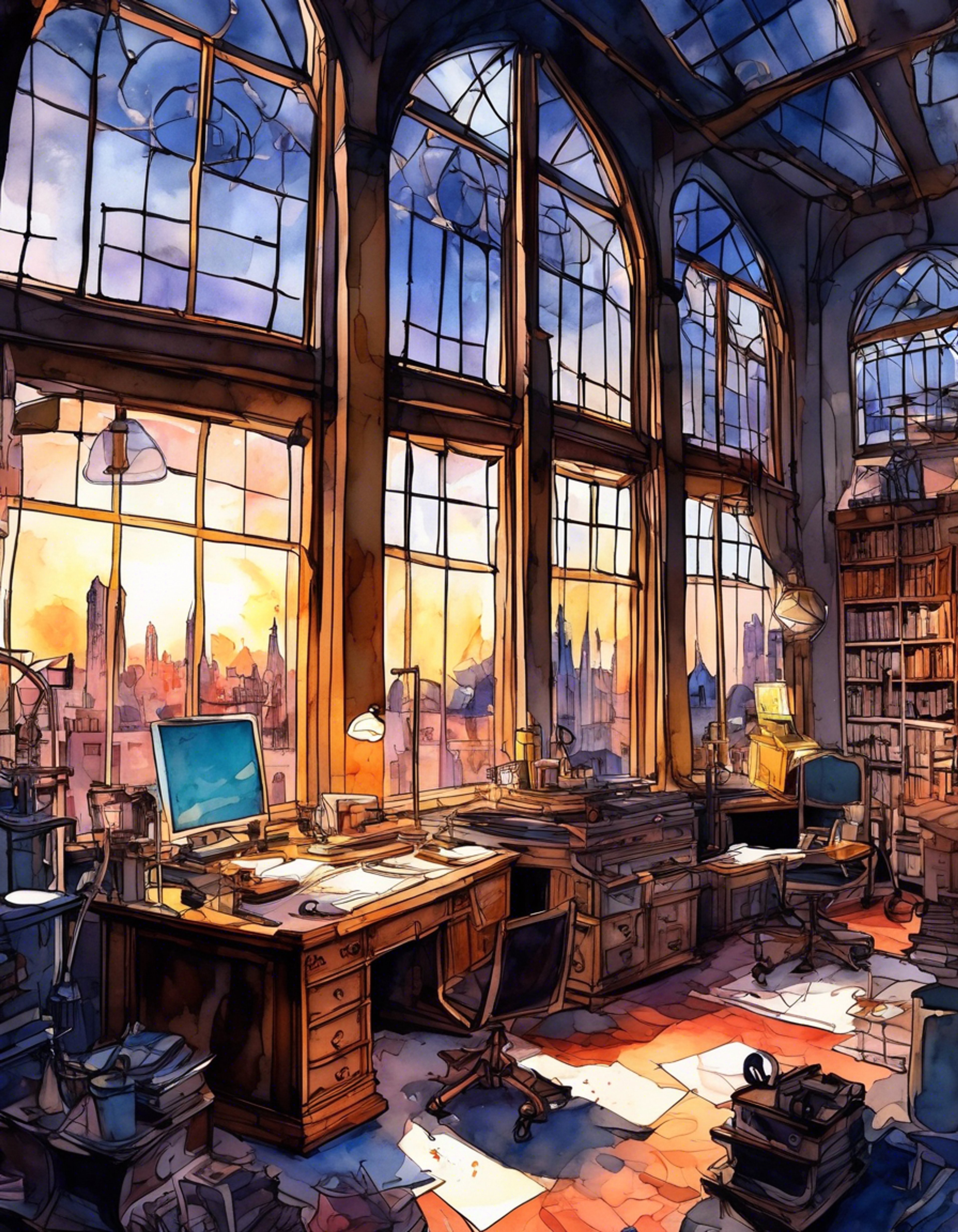 You find yourself face-to-face with Komui Lee, the eccentric chief officer of the Black Order's European Branch. The tension in the air is palpable as you confront him about his latest actions or decisions. Komui's usually playful demeanor is replaced with a mix of defensiveness and authority, creating a charged atmosphere in his cluttered office. The confrontation threatens to escalate as emotions run high and conflicting views clash.