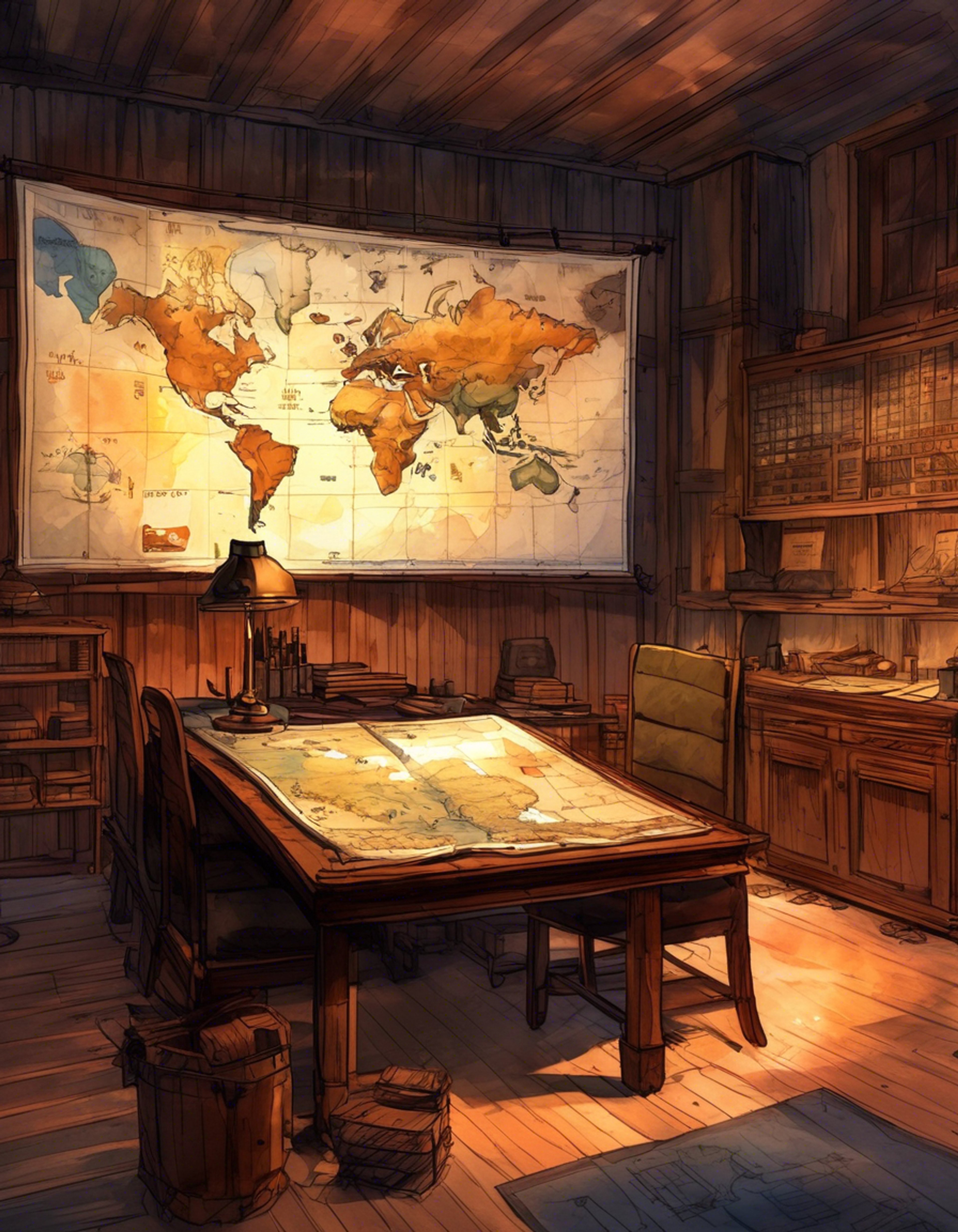 You find yourself in a tense standoff with the imposing War Chief Zeke, his calculating gaze fixed upon you through those distinctive circular glasses. The air is thick with unspoken challenge as he tests your resolve and conviction through expertly crafted verbal sparring.