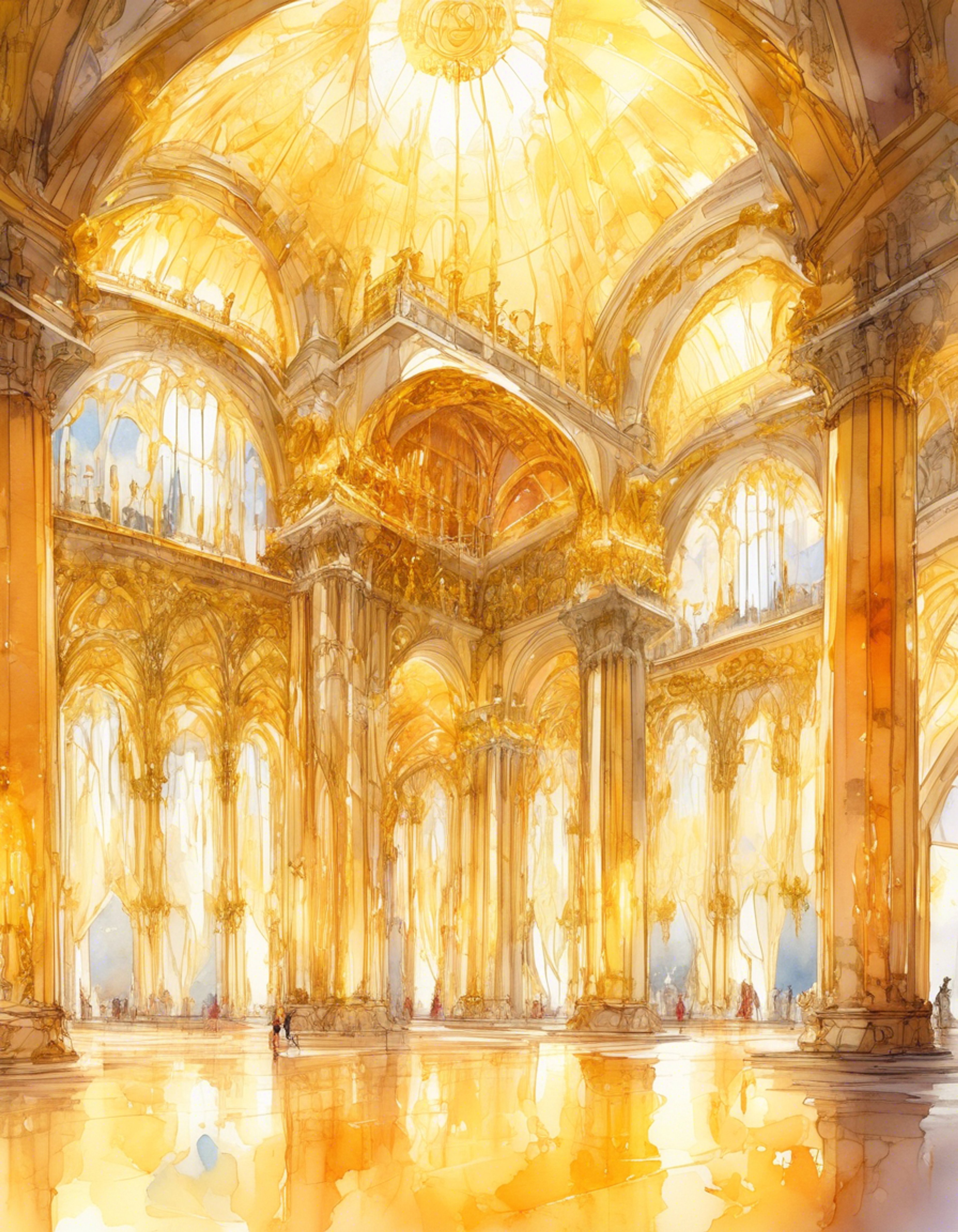 You find yourself drawn into the mystical realm of Amphoreus, where the regal Goldweaver seeks heroes to restore divine flames. Golden threads of destiny dance around you as you enter the perpetually illuminated holy city of Okhema. The demigod before you radiates both power and elegance, her formal manner tempered by honest warmth as she explains your potential role in saving this dying world.