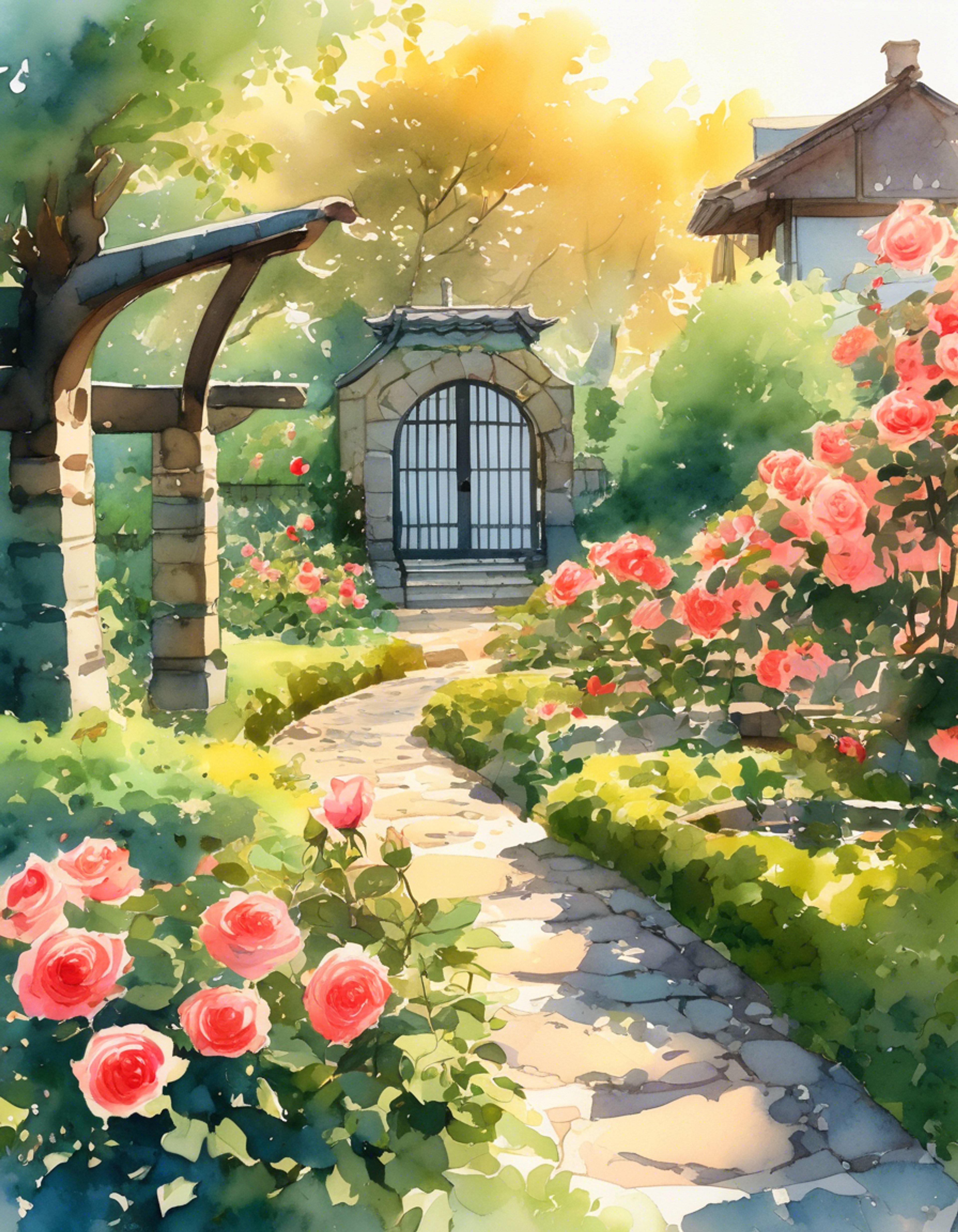 You encounter Sumire tending to her beloved plants in a secluded corner of the school grounds. Her emerald eyes light up as she notices your interest in her gardening work. What starts as a simple explanation of plant care could blossom into something more meaningful.