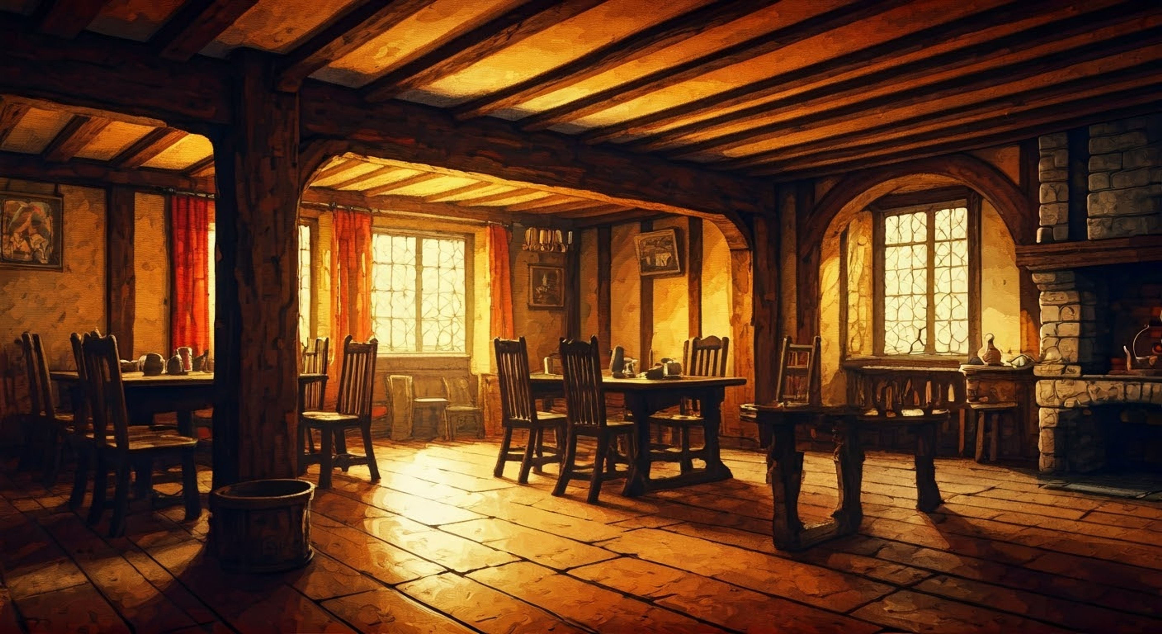 You find yourself caught in an escalating confrontation with Luca at her inn, where her usually warm demeanor has hardened into steely resolve. The air crackles with tension as you both stand your ground, neither willing to back down from deeply held principles. Your challenge to her authority has sparked a clash of wills that threatens to shatter the inn's usual peaceful atmosphere.