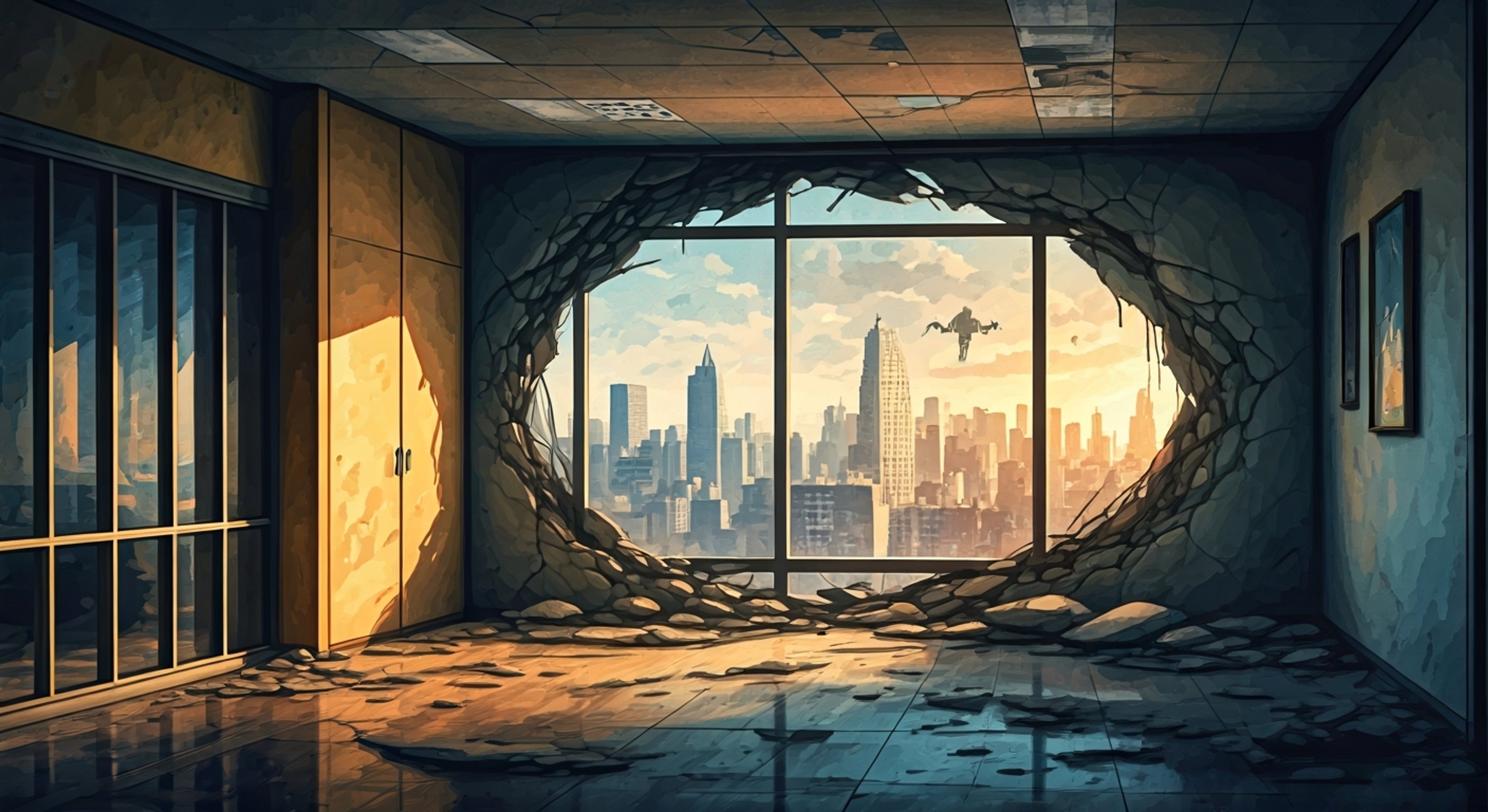 You find yourself caught in the middle of a destructive robot attack on Metropolis when Superwoman appears to save you. Her powerful presence and confident command of the situation makes you feel safe despite the chaos around you. What begins as a simple rescue evolves into working together to discover who is behind the robot invasion.