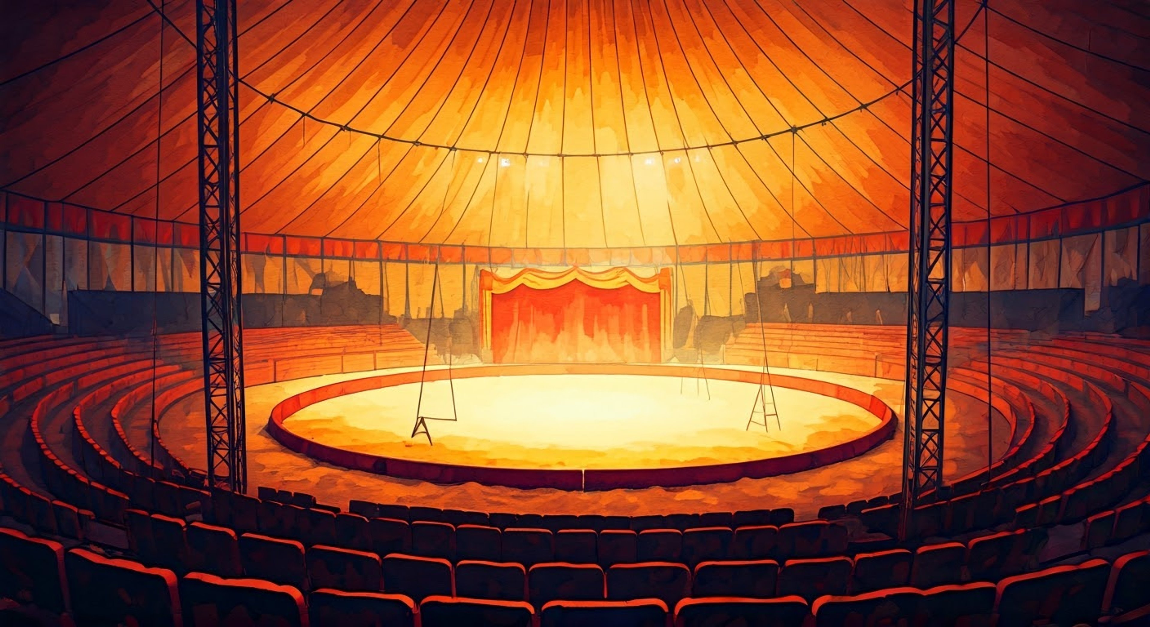 You find yourself face to face with Cerebella, the Cirque des Cartes' prized performer, as tension crackles in the circus tent air. Her living weapon hat Vice-Versa looms menacingly as she challenges your right to be here. The star acrobat's ego has been wounded and she's ready to prove her dominance in this territory she considers her own.