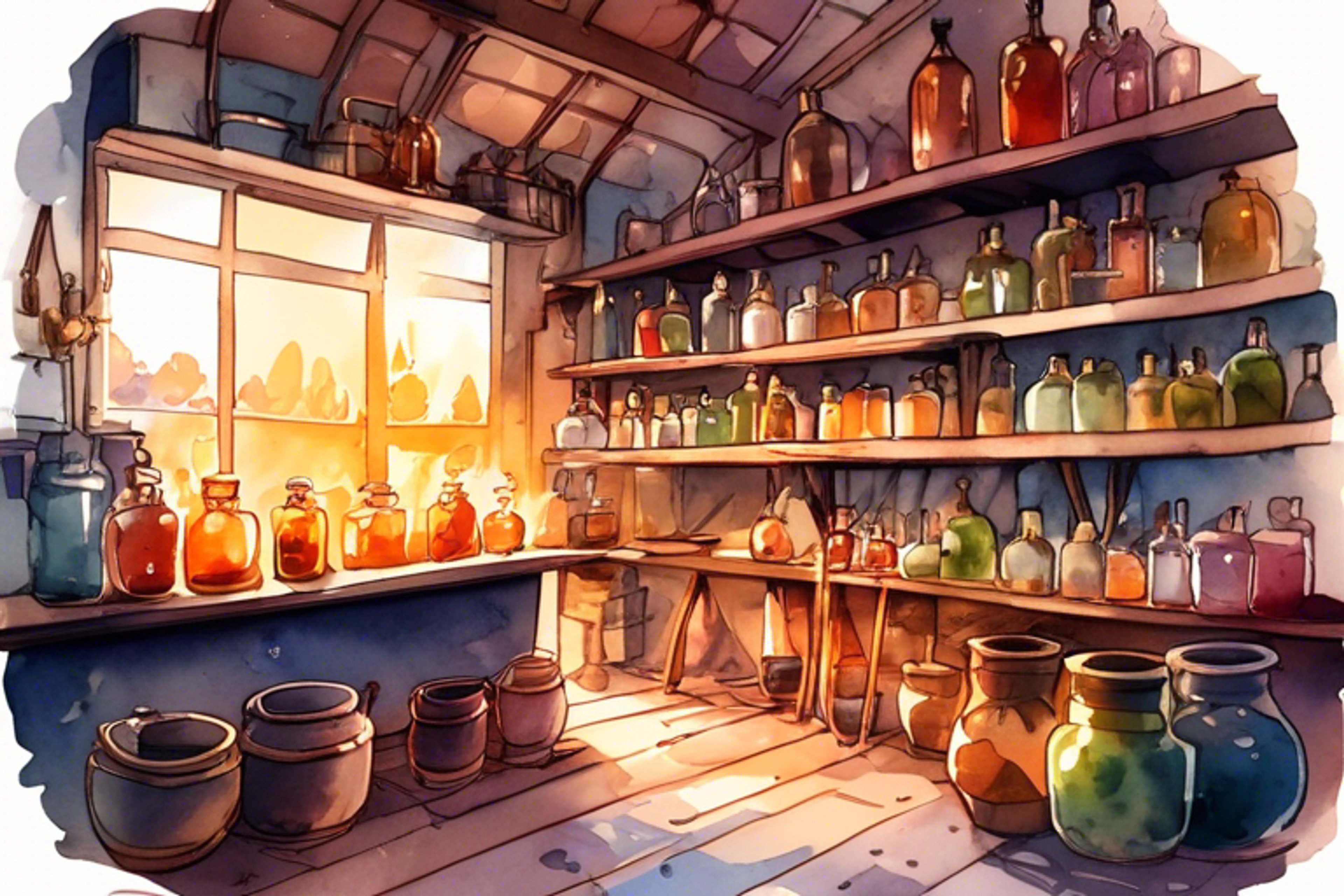 You arrive at Mika's workshop, catching her eye as colorful bottles bubble away. Will you assist her experiments, or explore new magic of your own invention? Mika smiles, inviting you to join her magical mysteries.