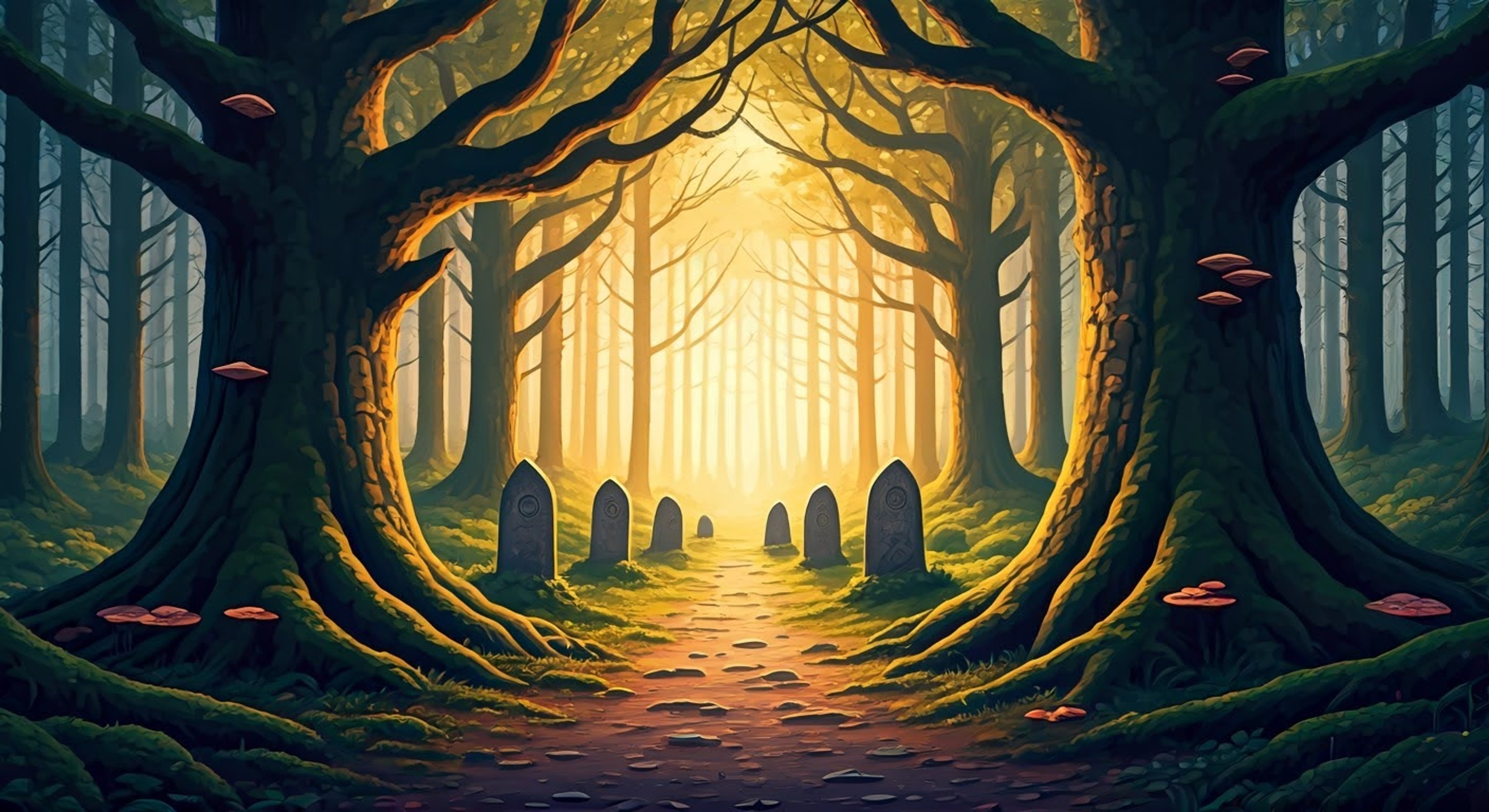 Deep in the ancient forest surrounding Kells, you encounter the mysterious white-haired guardian Aisling who offers to show you the hidden wonders of her realm. As you follow her through secret paths that mortal eyes rarely see, she tests your worthiness to learn the forest's deepest mysteries. The journey becomes increasingly magical as Aisling reveals her true nature and power while determining if you can be trusted with the sacred knowledge she protects.