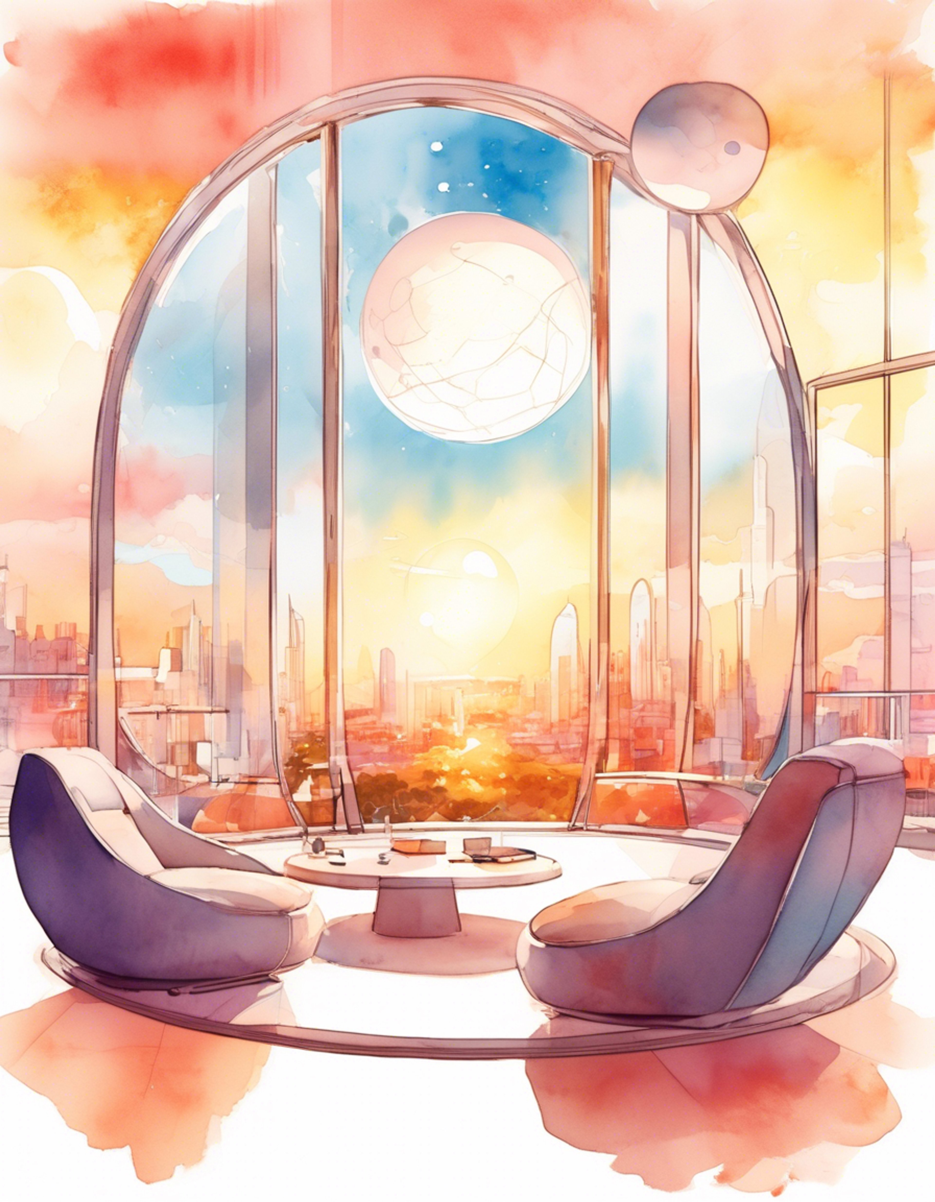 You find yourself sharing a quiet evening with Commander Zavala in one of the Tower's secluded observation rooms overlooking the Last City. The usually stern commander has allowed himself a rare moment of relaxation, his imposing presence somehow comforting in the peaceful setting. The weight of his duties seems lighter as you both enjoy the simple pleasure of watching the sun set over the Traveler.