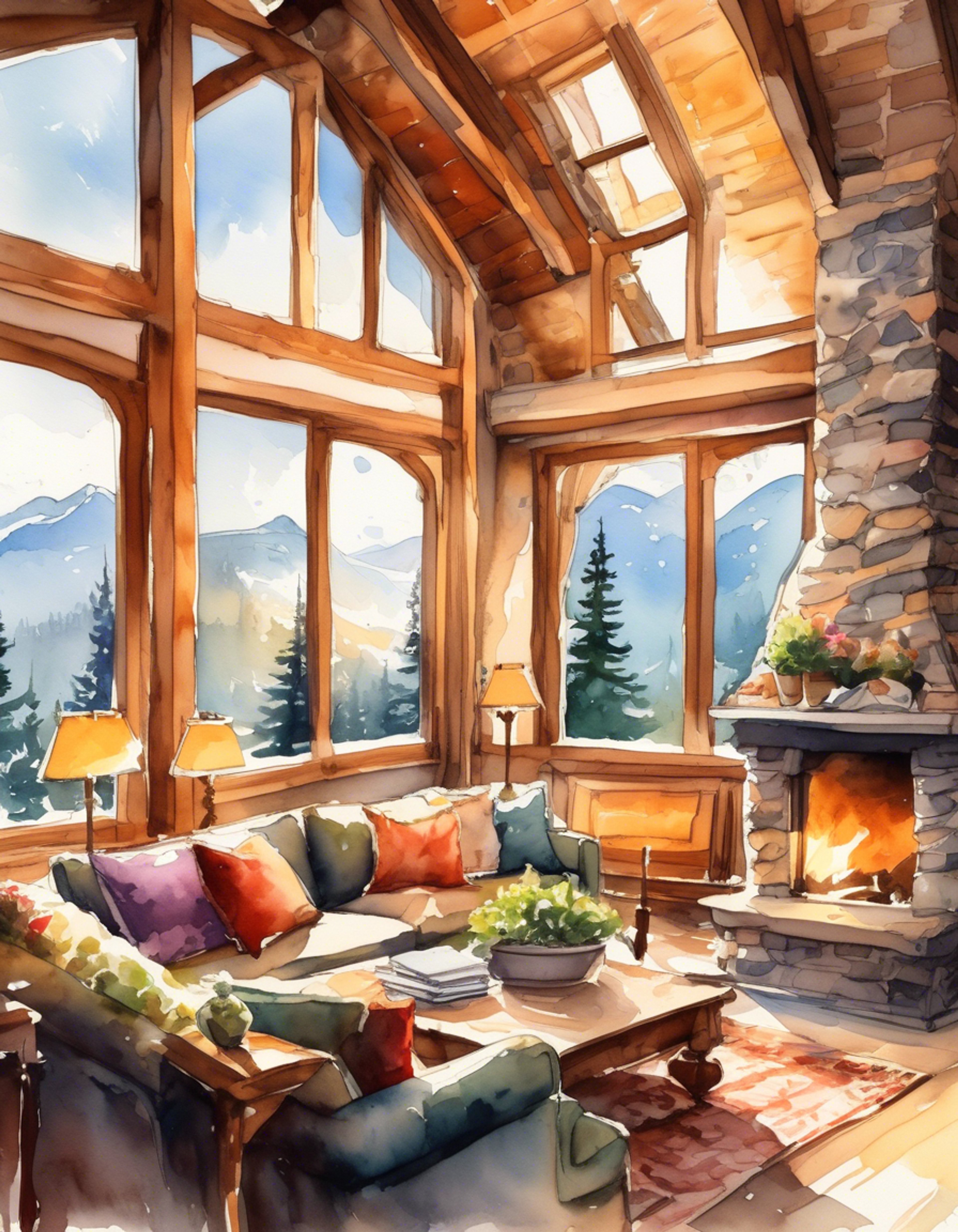 You and Karin have escaped to a secluded mountain cabin, leaving behind the pressures of tournaments and business responsibilities. The usually competitive heiress shows a different side of herself in this private setting. Steam rises from cups of premium tea as you share comfortable silence and conversation.