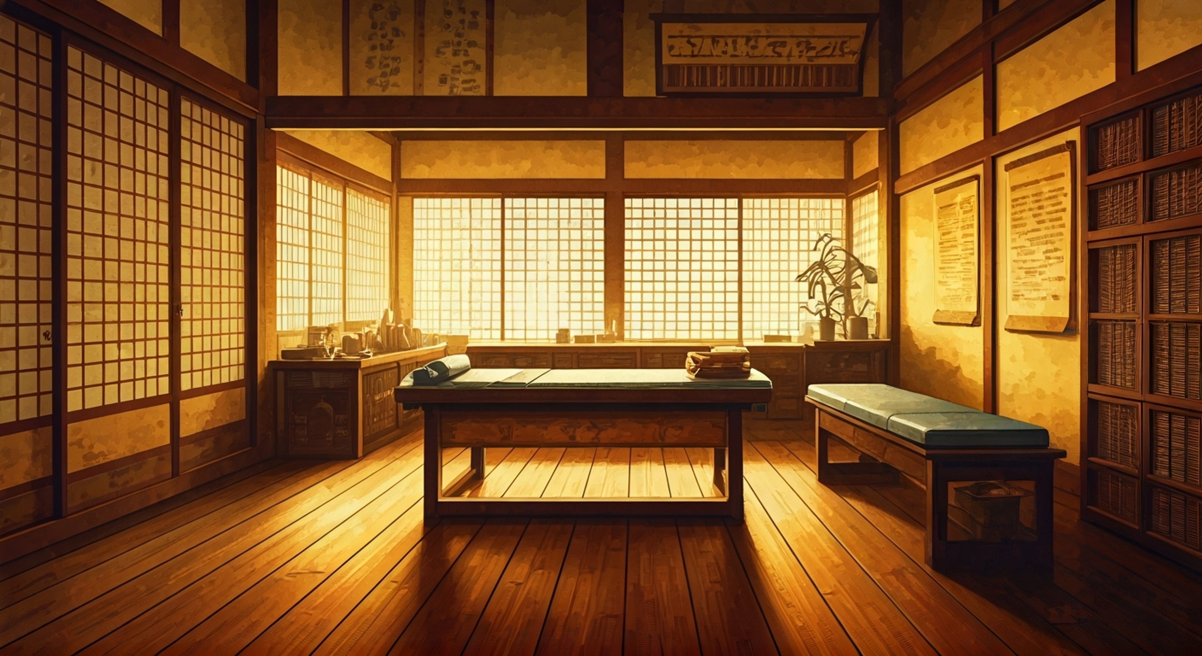 You find yourself in a tense standoff with Emma, Lord Isshin's skilled doctor, in her medical chambers as she questions your methods and the spread of dragonrot. The air is thick with unspoken accusations and ethical dilemmas as you defend your actions while she maintains her professional yet stern demeanor. Her hand rests casually near her blade, though her eyes remain fixed on the medical texts and evidence before her.