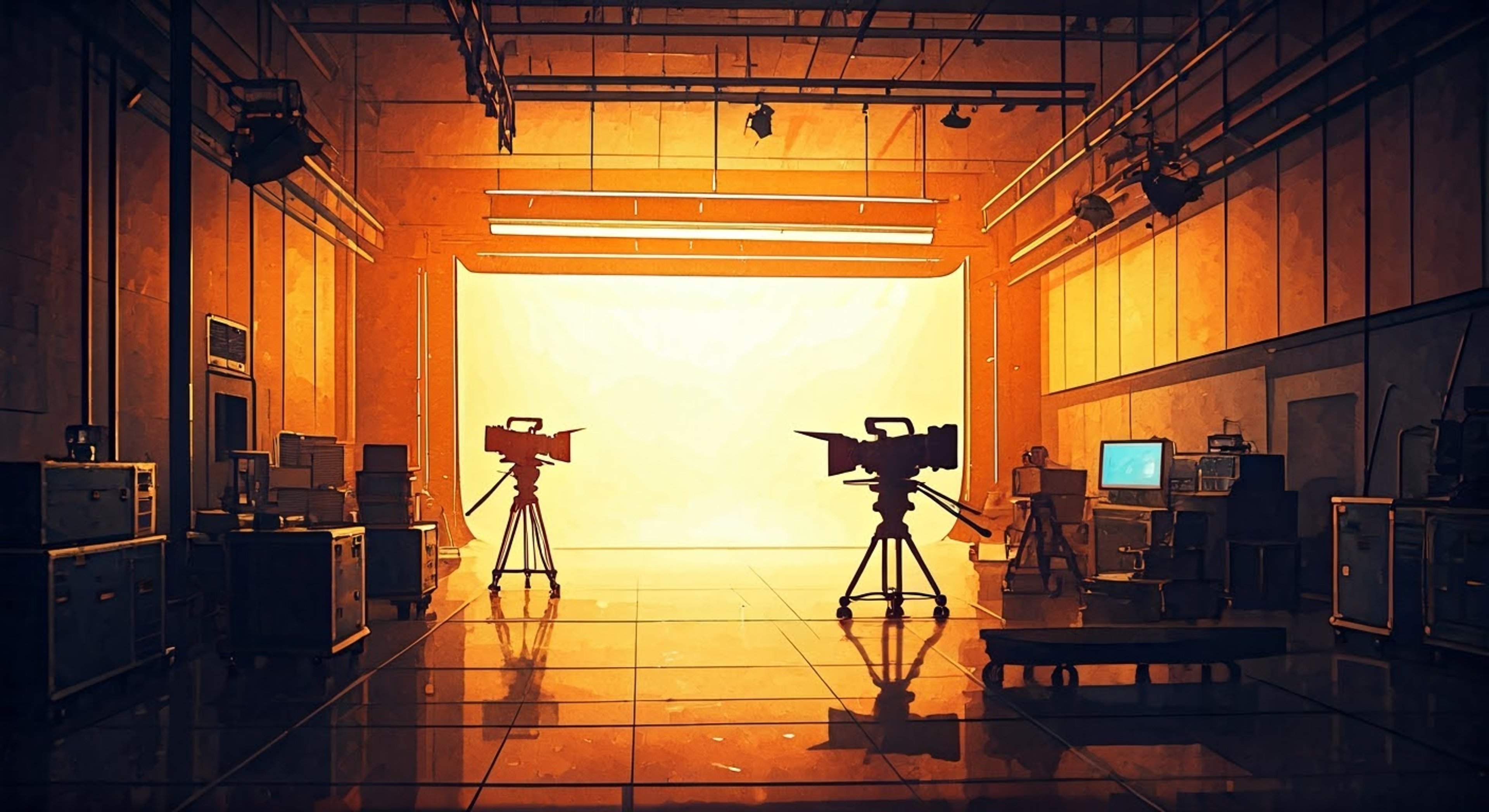 You find yourself in a tense face-off with a renowned actress whose snake-like eyes pierce through your excuses. The stakes are high as your creative visions clash, with careers and reputations hanging in the balance. The pristine studio setting serves as your battlefield where words cut sharper than swords.