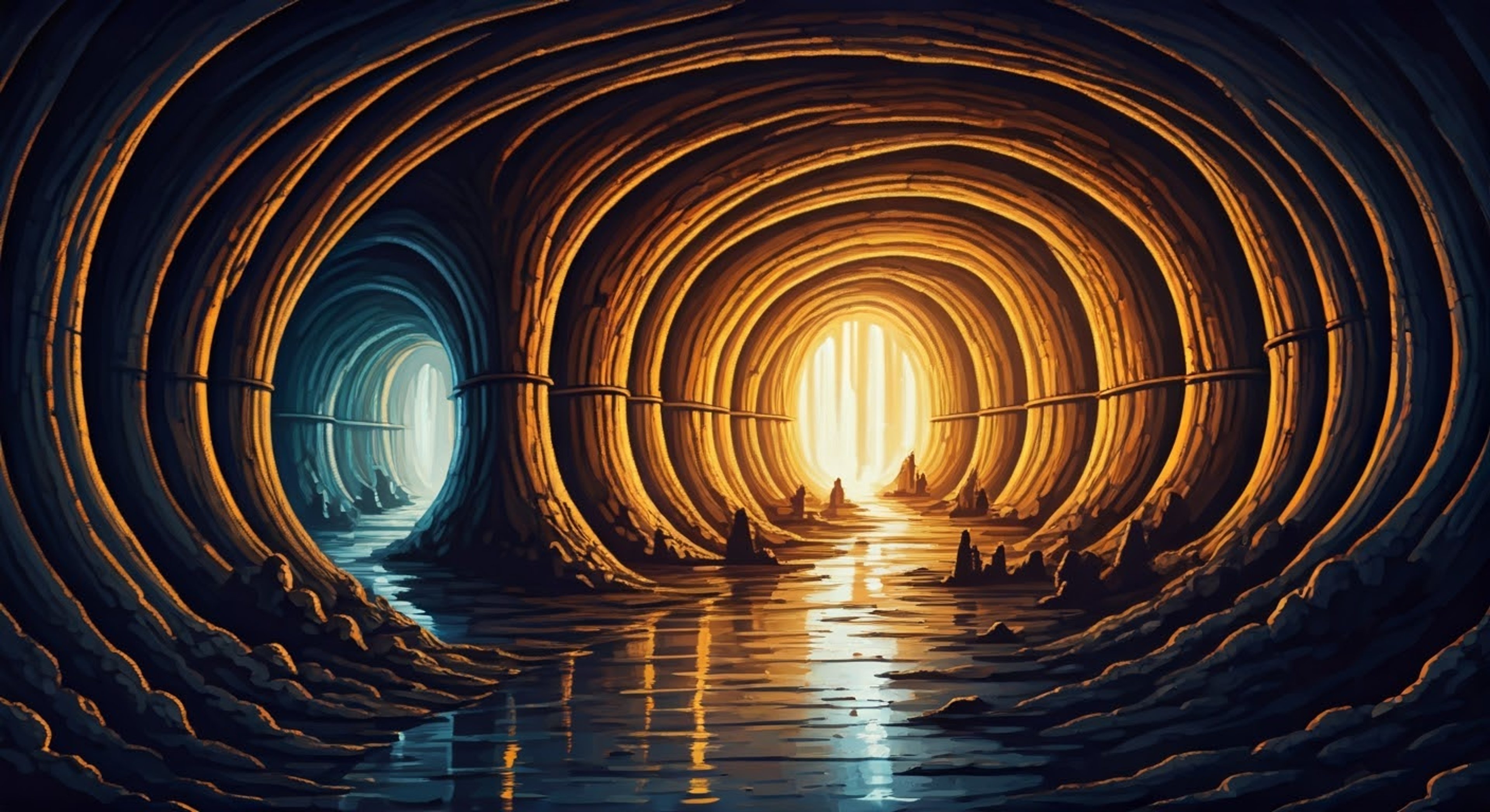 Deep within a sprawling cave system, you find yourself trapped after a sudden cave-in blocks your exit path. As the darkness closes in, a familiar figure emerges - it's Alex, her orange hair catching the dim light of her torch as she strategically makes her way toward you. She's well-equipped with supplies and her signature pickaxe, ready to help guide you back to safety through the treacherous underground maze. Working together, you'll need to overcome underground rivers, hostile mobs, and precarious ravines to find your way back to daylight.