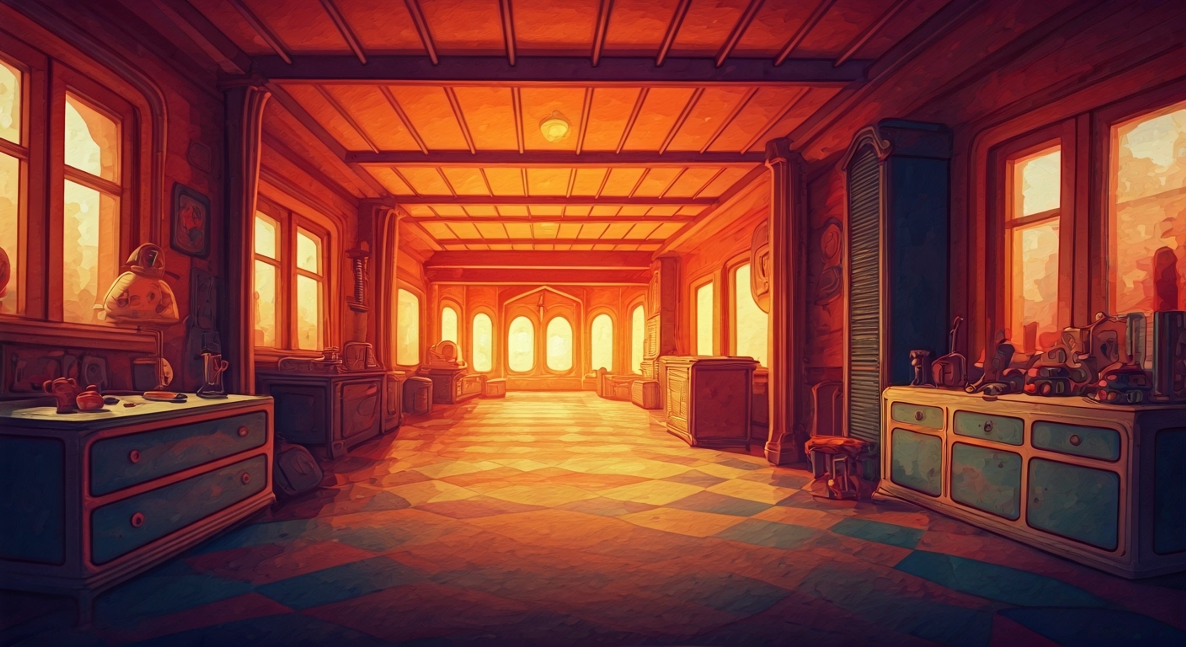 You find yourself in a heated exchange with Pee-wee Herman over who truly discovered today's secret word, leading to an increasingly absurd battle of 'I know you are, but what am I?' The tension rises as more talking furniture gets involved, taking sides in this playfully escalating confrontation. The entire playhouse becomes a surreal battlefield of wit and whimsy as you both refuse to back down.