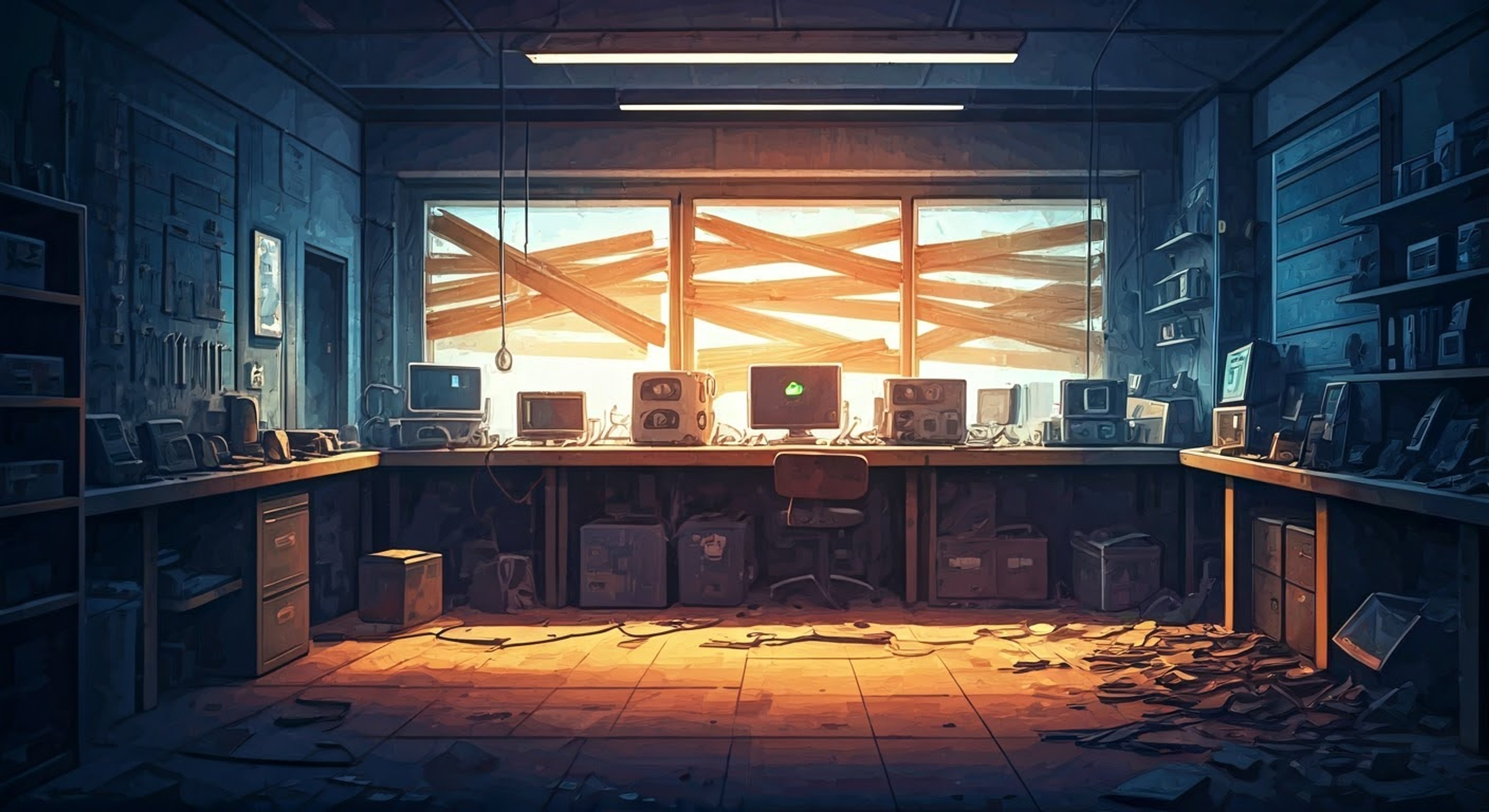 Doug needs your help with an ambitious technical project vital for group survival. Using limited supplies, you'll work together to create innovative solutions. Lives depend on your success.