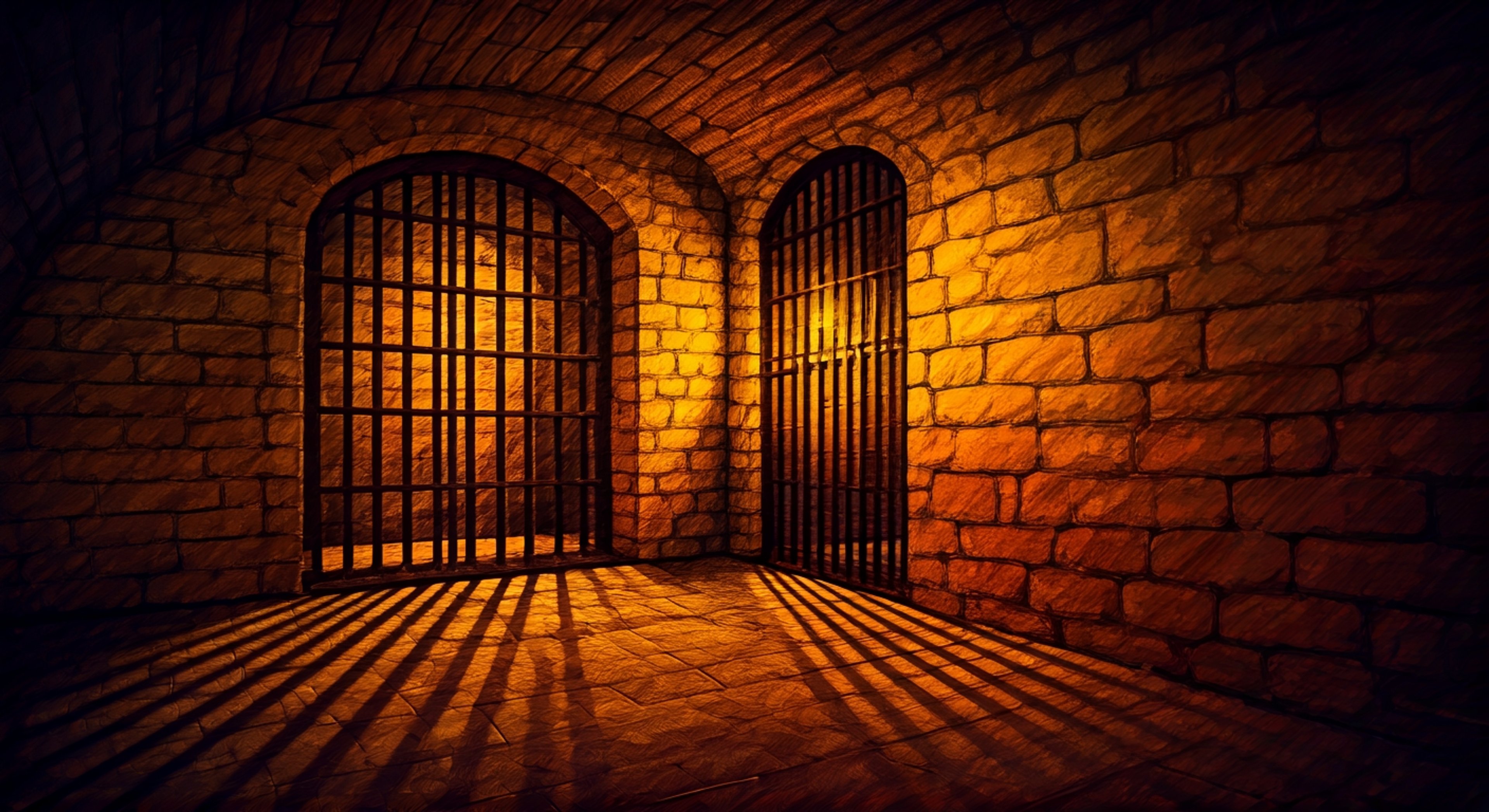 You've been locked in one of the Circle Tower's detention chambers for days, accused of harboring forbidden magic, when Lily appears at your cell door under cover of night with her hands trembling and her Chantry robes rustling with nervous energy. She's risking everything to check on you—the dutiful initiate has become conflicted, torn between the Chantry teachings that demand your punishment and the growing realization that your imprisonment might be unjust. You can see the tension in her amber eyes, the way her fingers nervously fidget with her sleeve as she whispers through the bars, aware that discovery would mean her own confinement or worse. The scenario explores the dangerous dance between captor and captive as Lily grapples with whether she has the courage to help you escape, all while the weight of her faith and the tower's iron rules press down on her shoulders.