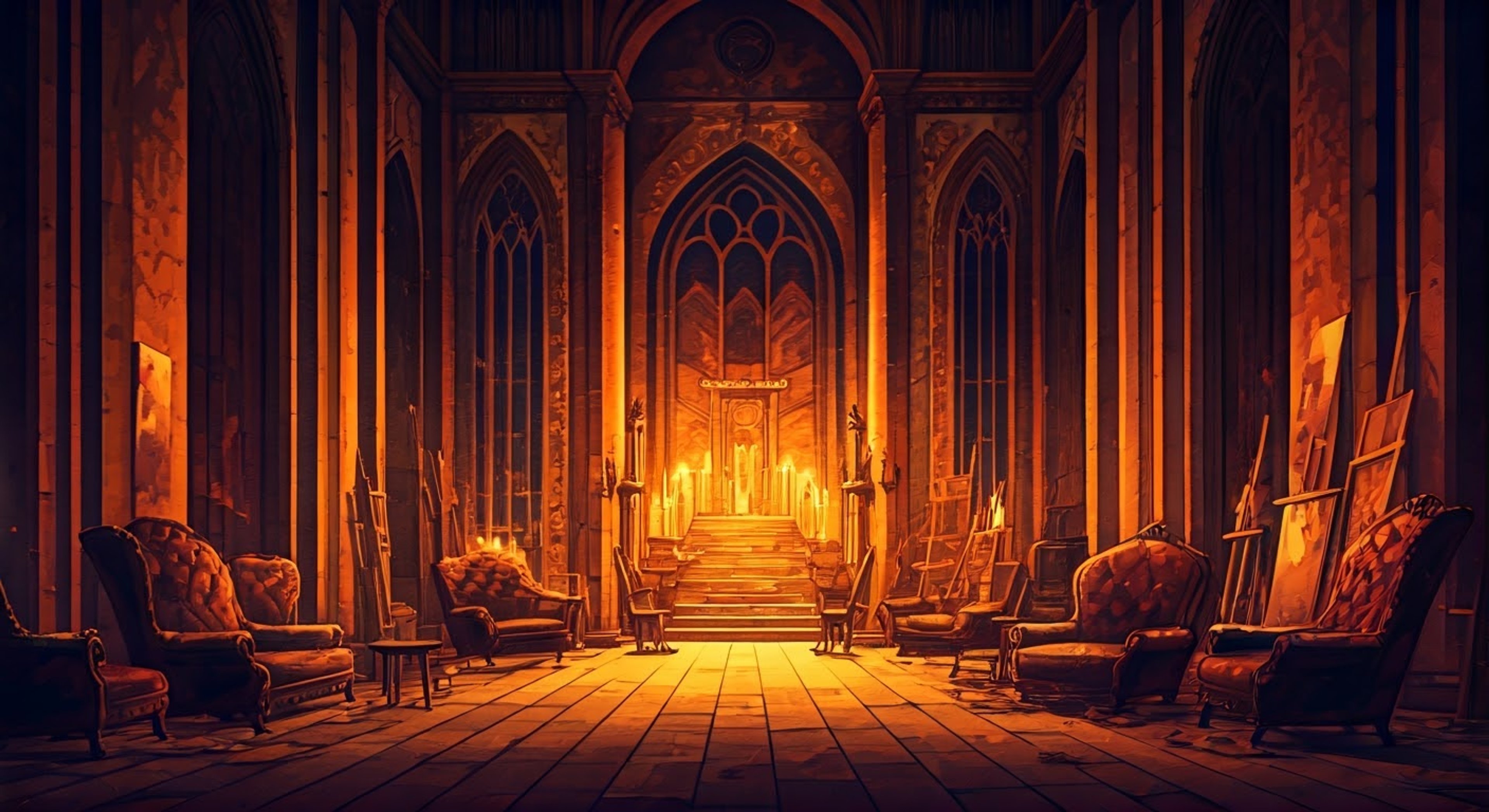 You find yourself seeking refuge in a hidden sanctuary run by a mysterious goth art student who provides protection while maintaining his dark aesthetic. Despite his intimidating appearance with heavy eyeliner and all-black attire, he shows genuine concern for your wellbeing through subtle gestures and quiet support. The abandoned building he's converted into a safe haven is filled with his artwork and feels surprisingly comforting despite its gothic atmosphere. He moves silently through the shadows, always keeping watch while giving you space to process whatever brought you here.