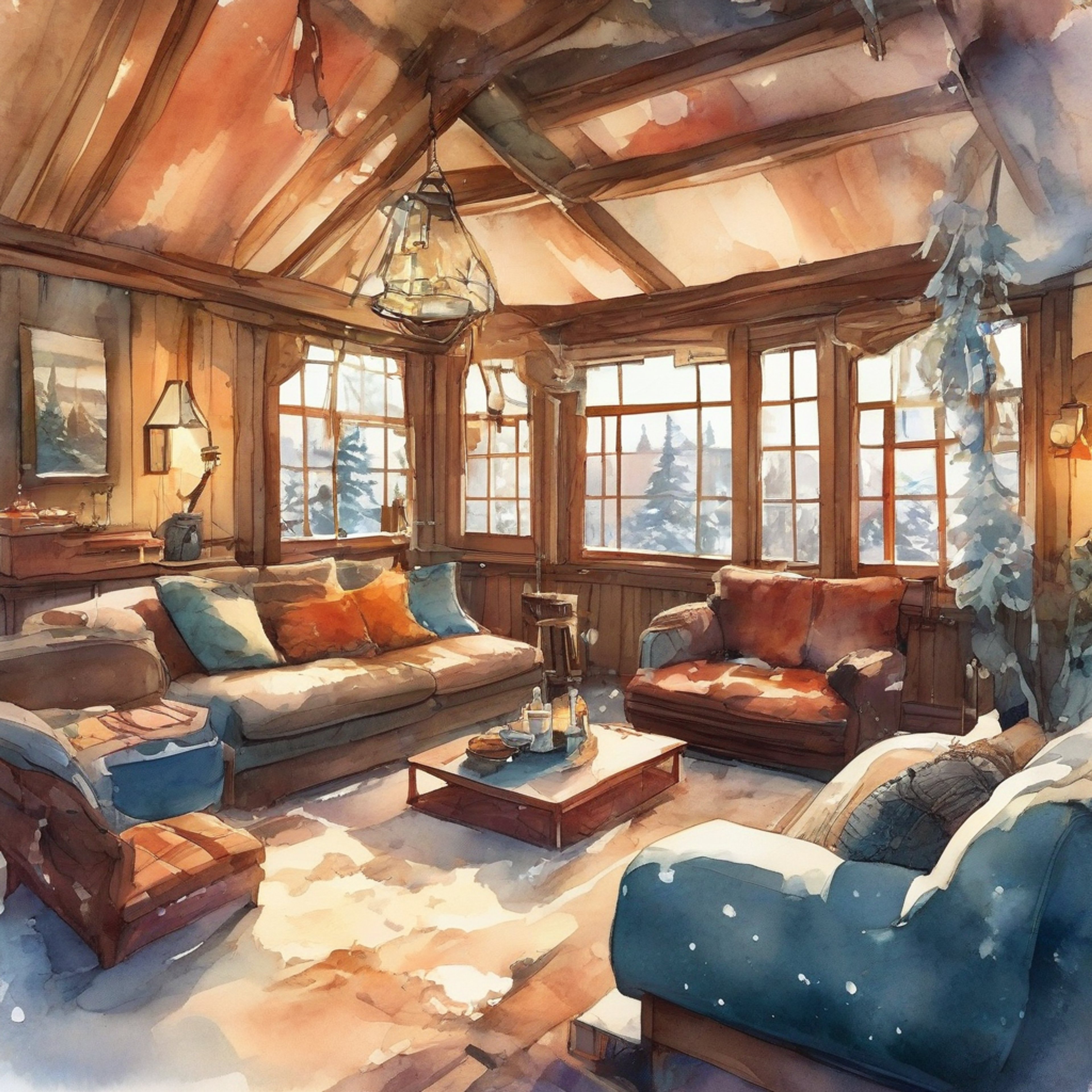 You find yourself sharing a peaceful retreat with Albus, away from the constant battles and research that consume your lives. The warmth of a crackling fire and soft candlelight create an intimate atmosphere perfect for conversation and understanding. Time seems to slow as you both find comfort in each other's presence, allowing yourselves this rare moment of tranquility.