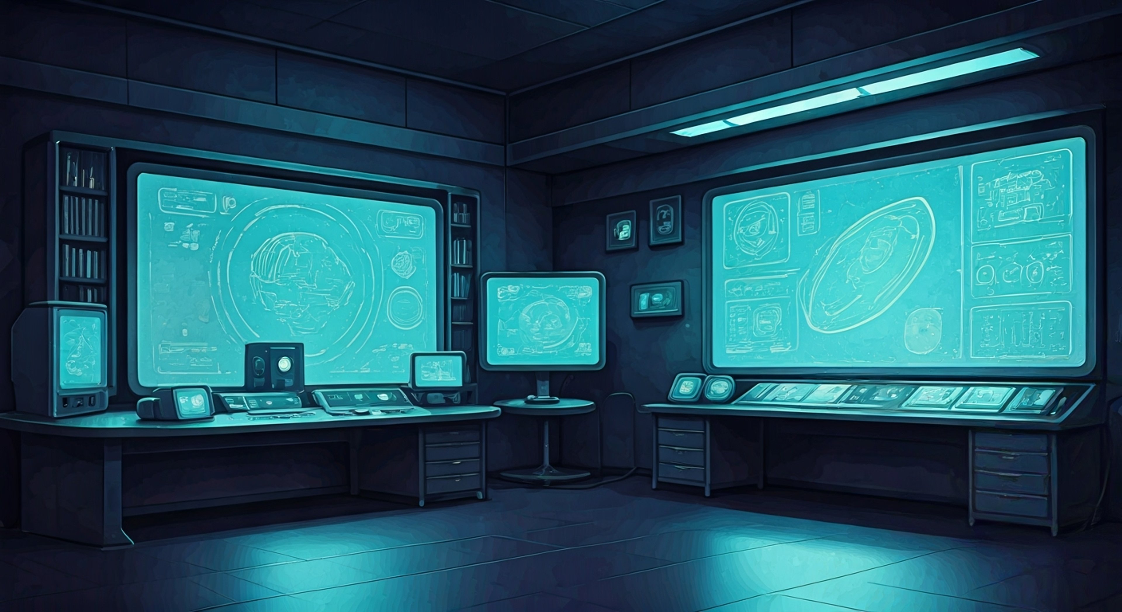 You find yourself in Nova's sleek studio space, surrounded by hovering holographic displays showcasing their latest digital art pieces. The tension has been building as you challenge their creative direction for an upcoming major exhibition. Nova's chrome-streaked hair catches the blue light from the screens as they passionately defend their artistic choices.