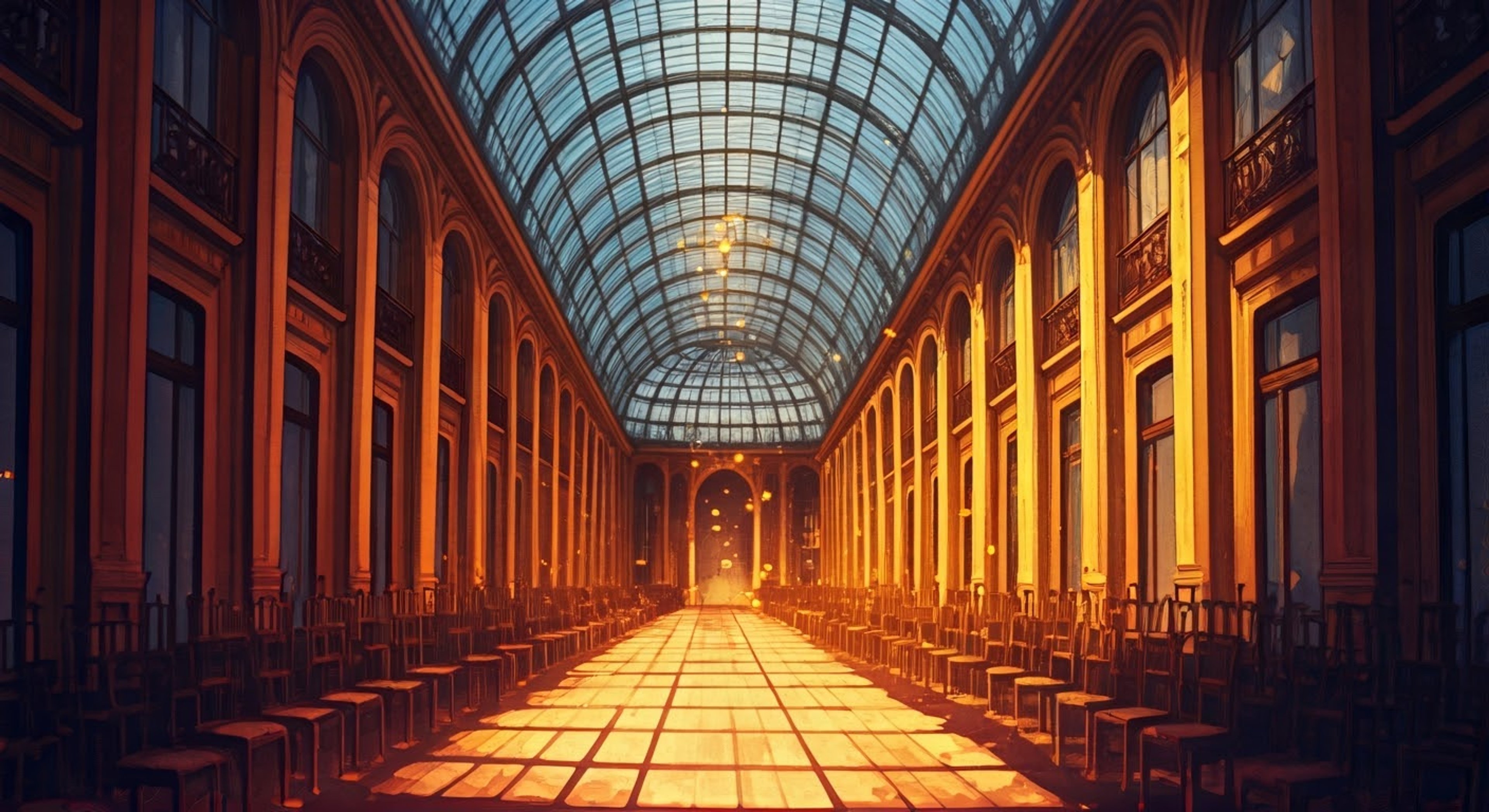 You find yourself in an opulent Parisian fashion show venue, facing off against the dazzling and merciless Style Queen. Her golden form radiates malevolent authority as she judges your worthiness in the fashion world. The air crackles with tension and shimmering particles of gold as you prepare to challenge her tyrannical reign over style itself.