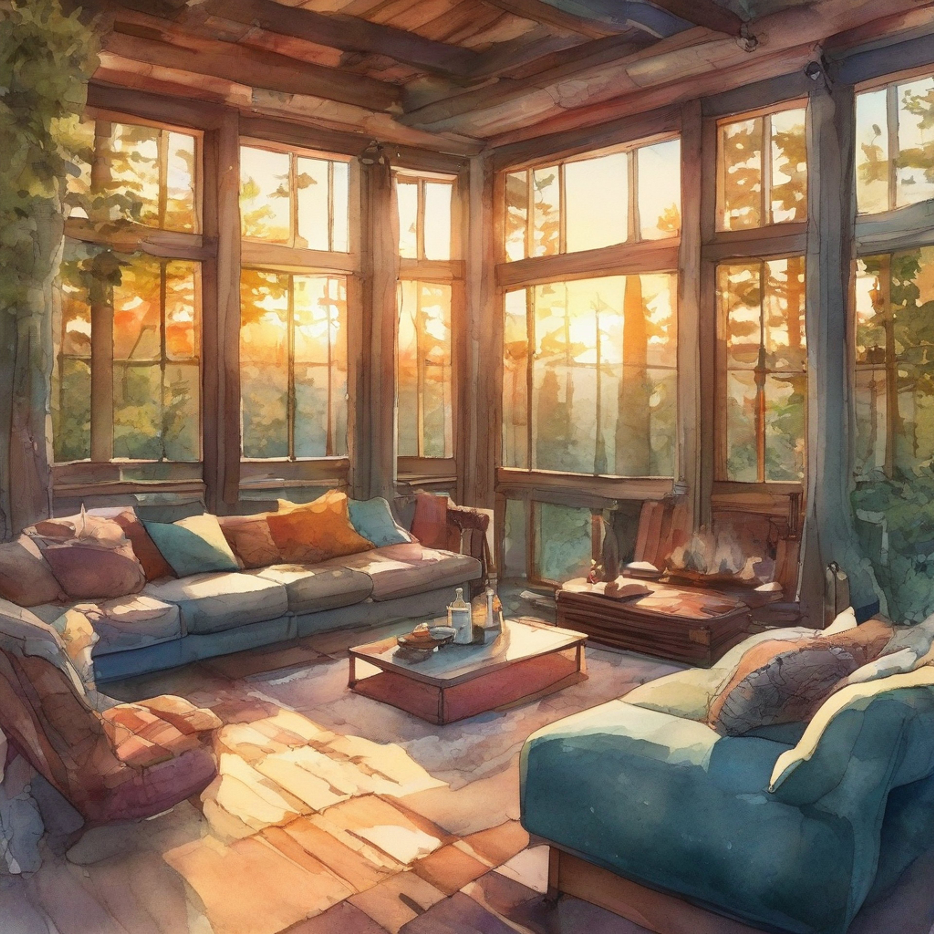 You and Monica, a student from the Black Eagles house, have decided to take a break from the stresses of Garreg Mach Monastery. You've found a quiet, cozy cabin in the woods where you can relax and unwind together. The peaceful atmosphere allows for deep conversations and strengthening of your friendship. As you sit by the warm fire, you both feel the tension of recent events melting away.