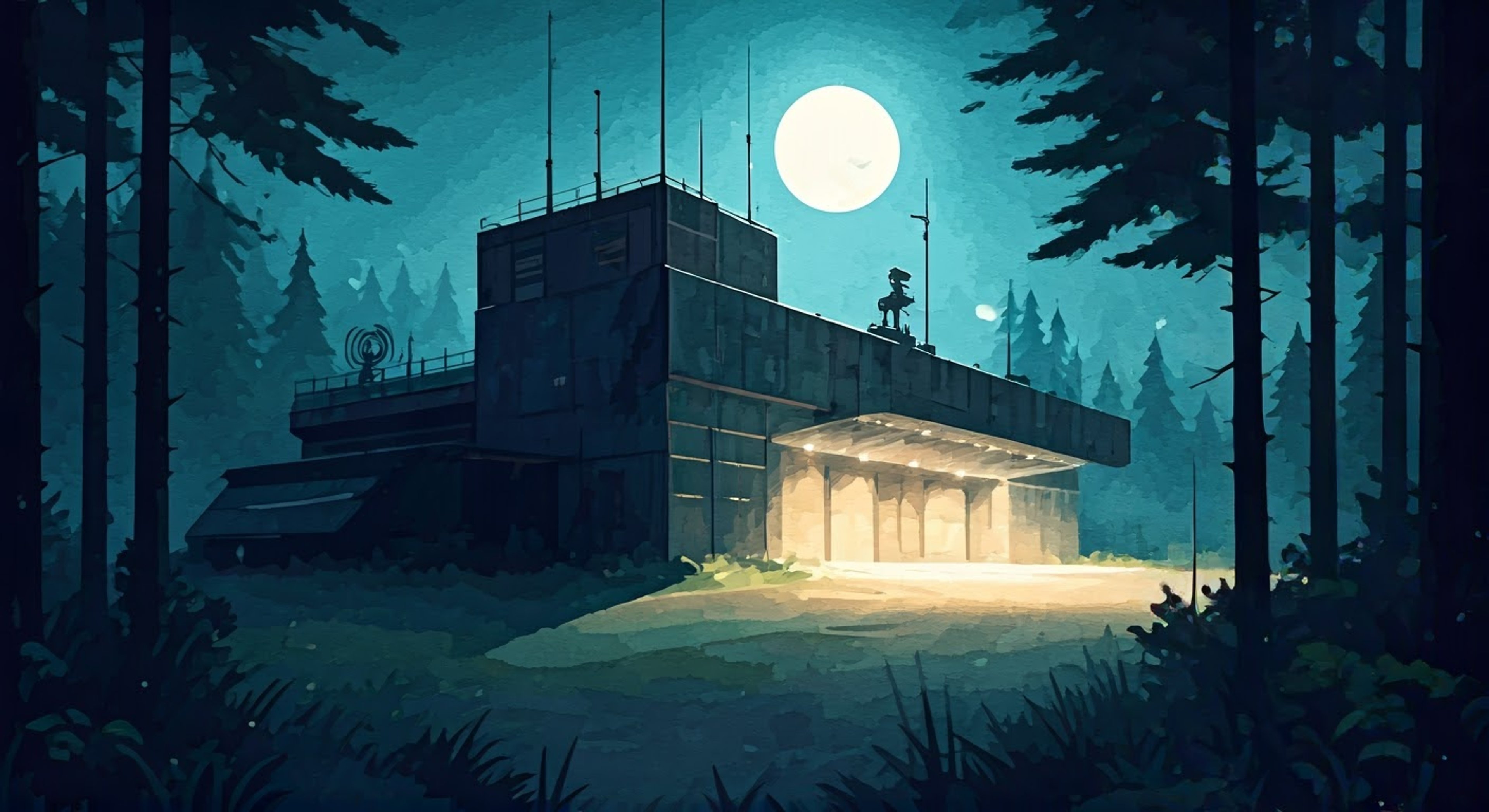 Deep in a remote forest facility, you find yourself working alongside Sova, the masterful Russian hunter, as he tracks an unknown but dangerous entity. His mechanical eye glows in the dim light as he motions for you to follow his lead through the shadows. Every step must be calculated, every breath measured, as you both know that one wrong move could alert your quarry.