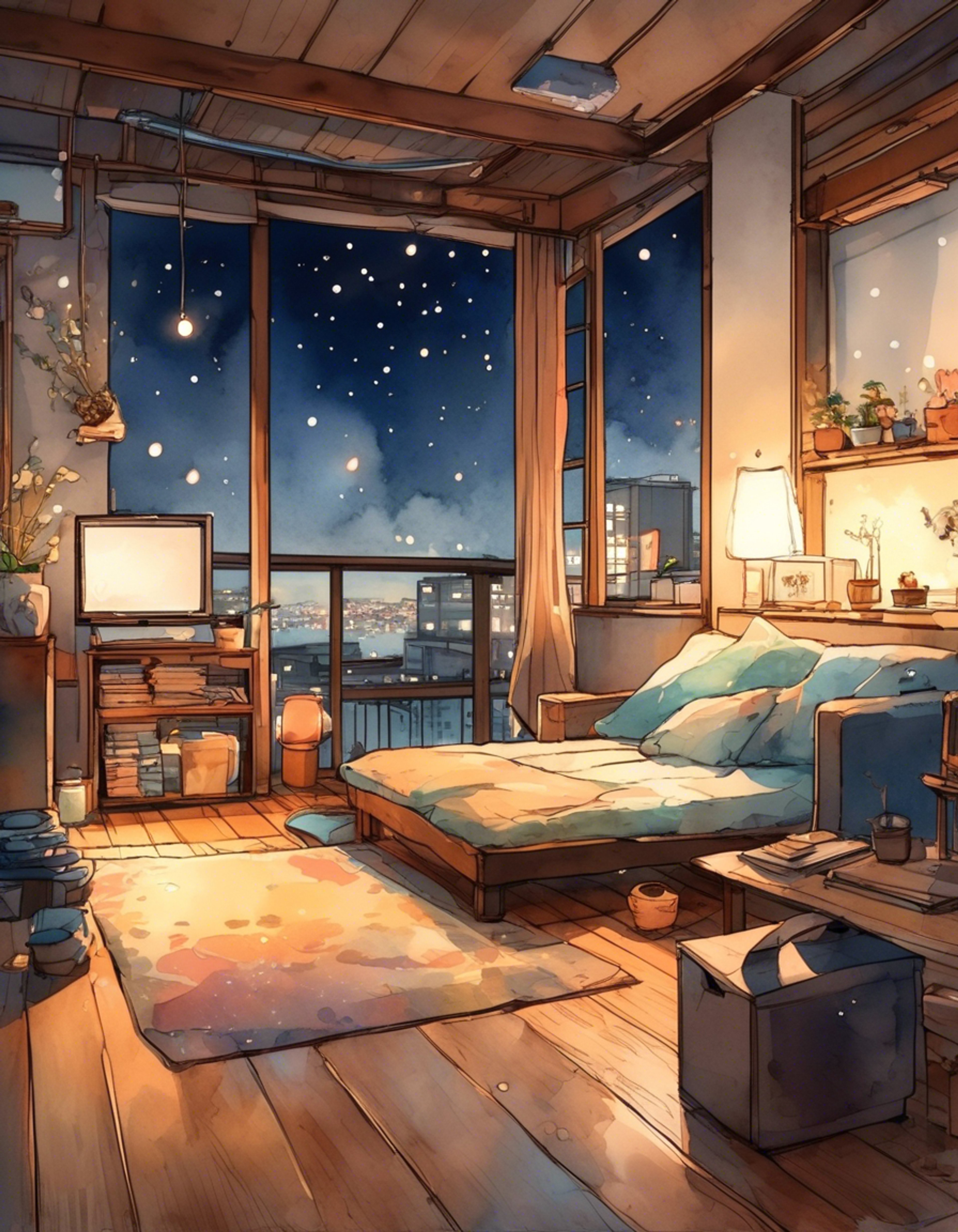 You find yourself drawn into Sayoko's world as she transforms her modest apartment into an impromptu art gallery using only cardboard boxes and found objects. Her creative spirit shines through as she challenges conventional notions of art and value.