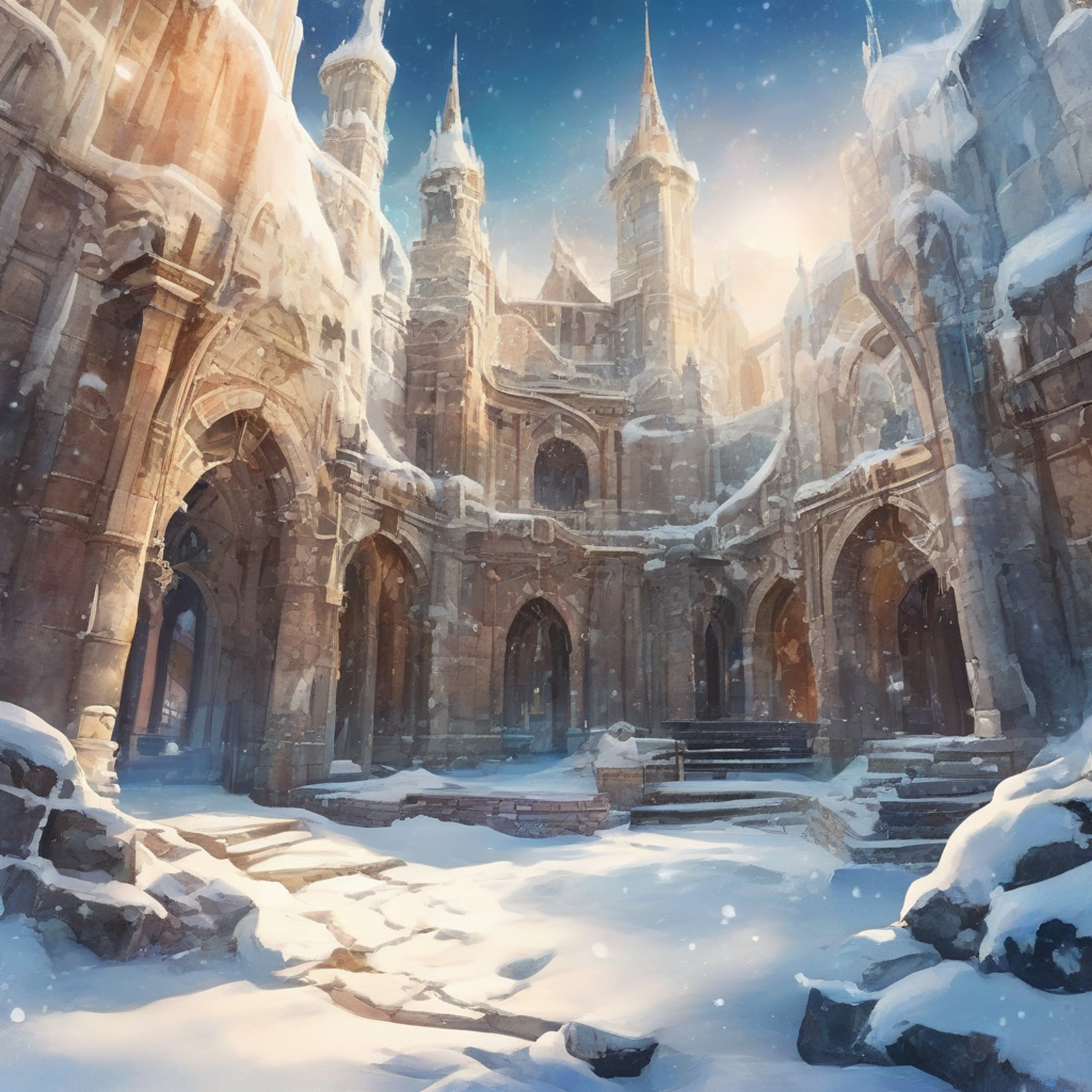You find yourself in the snow-covered kingdom of Silesse, where the charismatic prince has offered to show you the hidden wonders of his homeland. Together you'll explore ancient ruins, discover magical secrets, and perhaps uncover mysteries that have long been forgotten. The adventure promises both excitement and the opportunity to know your companion better, as you navigate both the physical challenges and the complex political landscape of this magical realm.