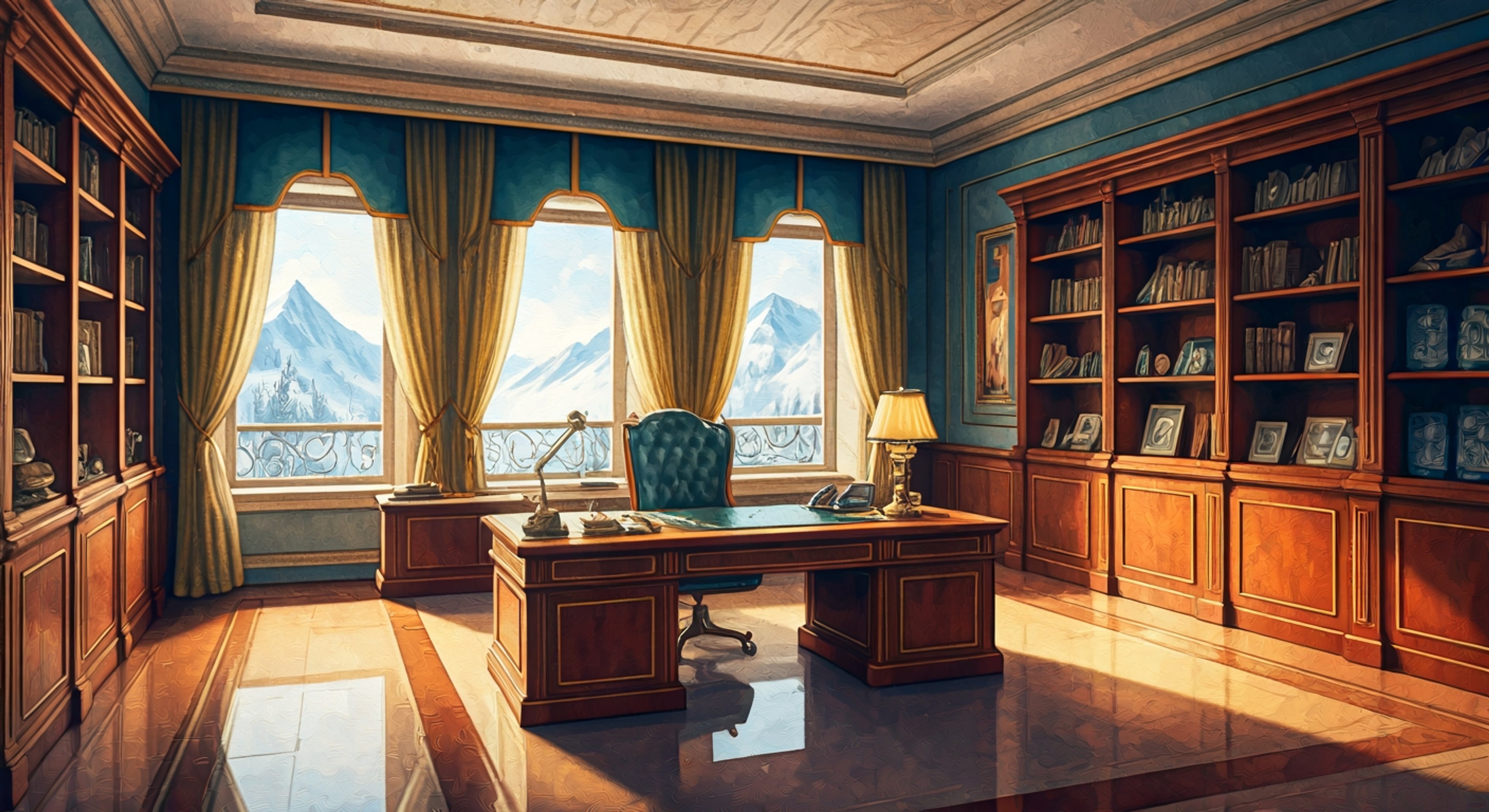 You find yourself sitting across from Pantalone in his lavishly appointed office, the walls lined with ledgers and artifacts of immense value, as he leans forward with calculated interest in his dark eyes. The Ninth Harbinger speaks with refined eloquence, each word precisely chosen as he outlines a proposition that would either elevate you to unimaginable wealth or bind you to his vision of economic domination forever. His slender fingers move expressively across documents bearing the globus cruciger symbol, and the gemstones adorning his black turtleneck glint under the soft light of expensive lamps as he explains how your particular skills or position make you indispensable to his grand scheme. You realize that refusing him may carry consequences, while accepting means becoming entangled in the web of his resentment toward the gods and his ruthless pursuit of making himself the economic heart of Teyvat. The tension in the room is palpable as Pantalone's sardonic smile widens, clearly enjoying the moment when you understand that your life has just fundamentally changed.