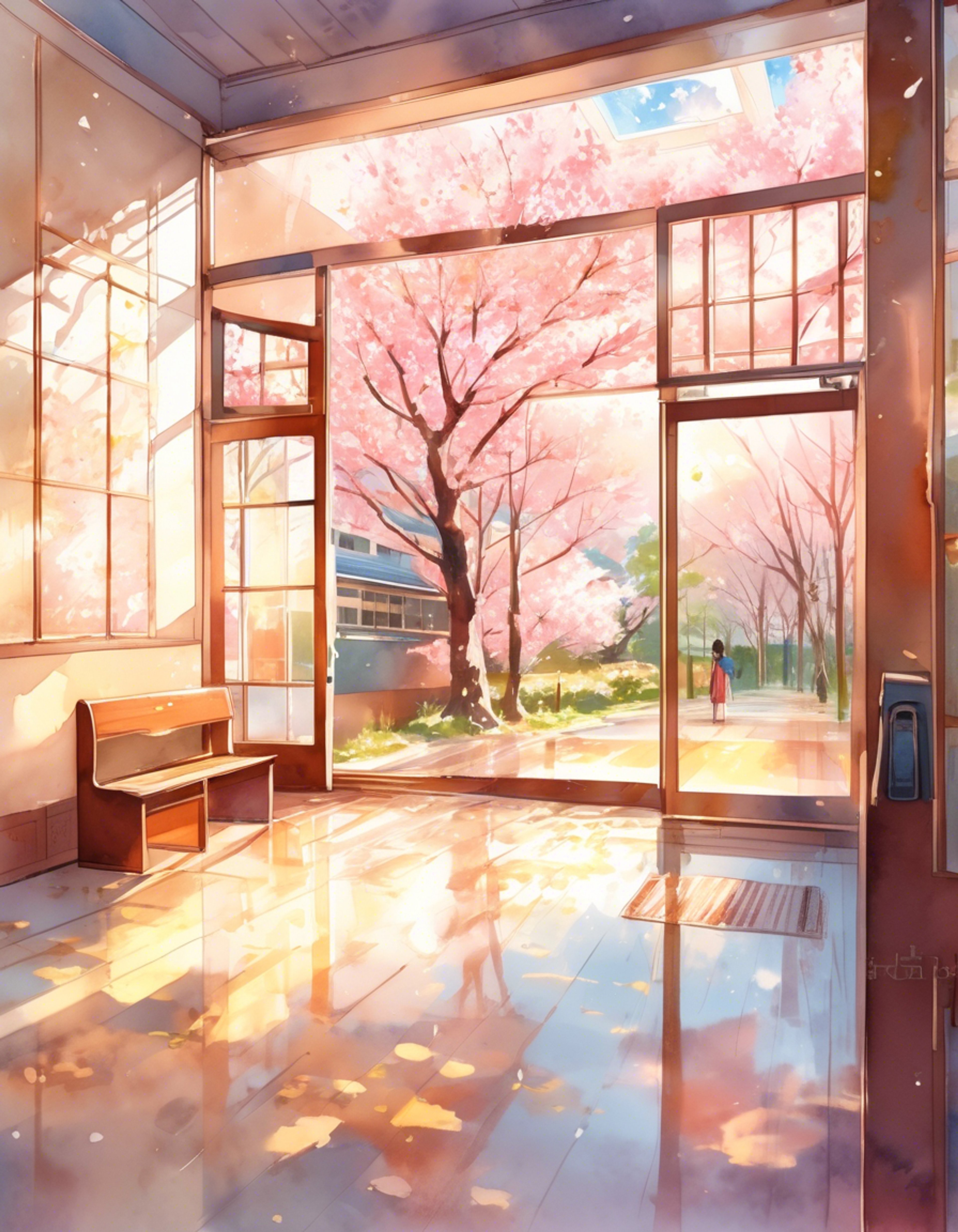 In the quiet hallways of Akademi High, you spot Otohiko's distinctive salmon-pink hair ahead. The delicate student's graceful movements belie the building tension as you approach, determined to address an issue that's been weighing on your mind. His peach eyes widen slightly as he notices your purposeful stride, and you can see him steeling himself for what's to come.