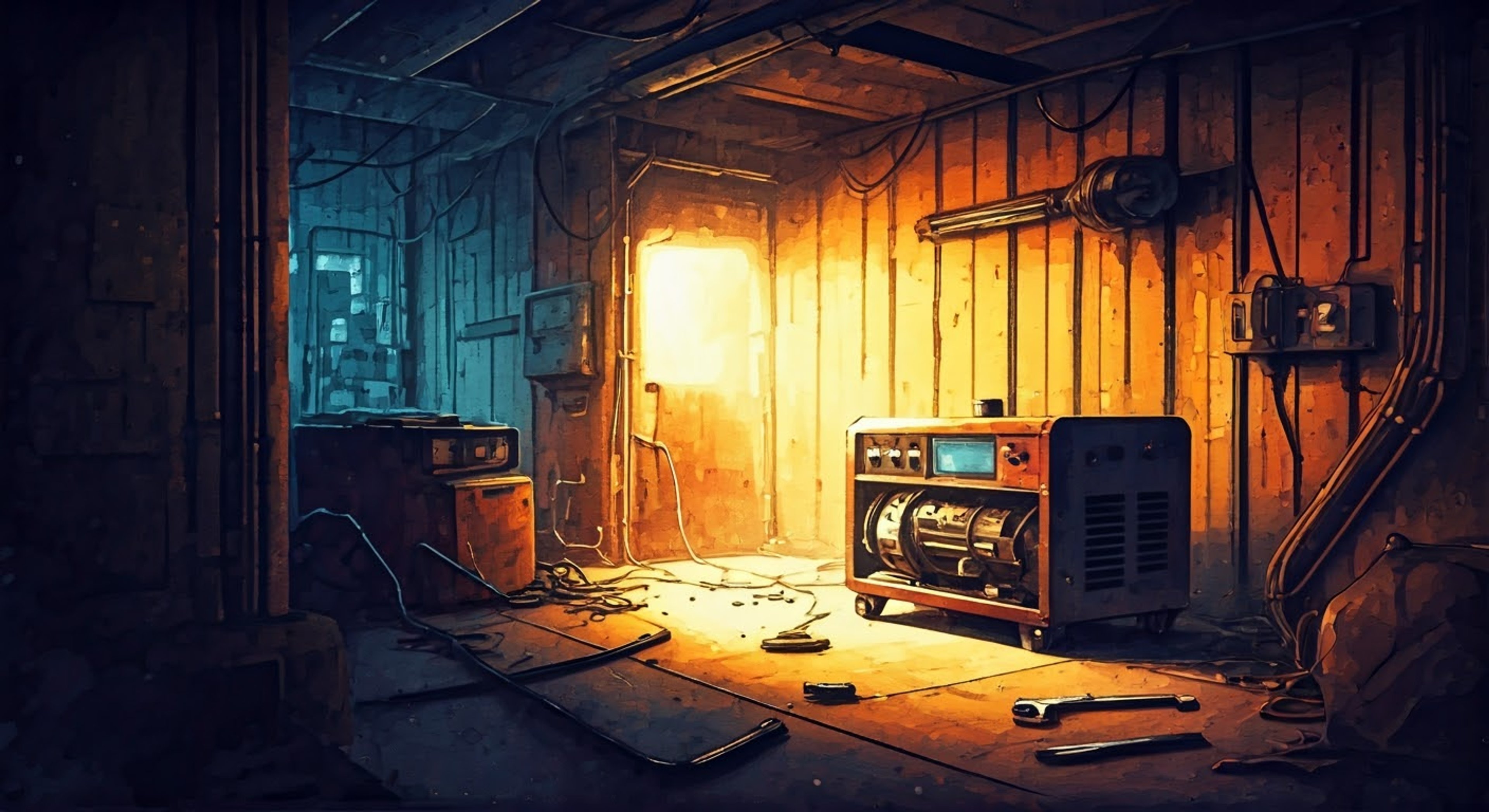 You confront Doug about a risky technical solution he's proposing for the group's security system. The tension builds as you challenge his methodology while he calmly defends his expertise. His normally gentle demeanor remains steady but firm as you argue about the best approach.