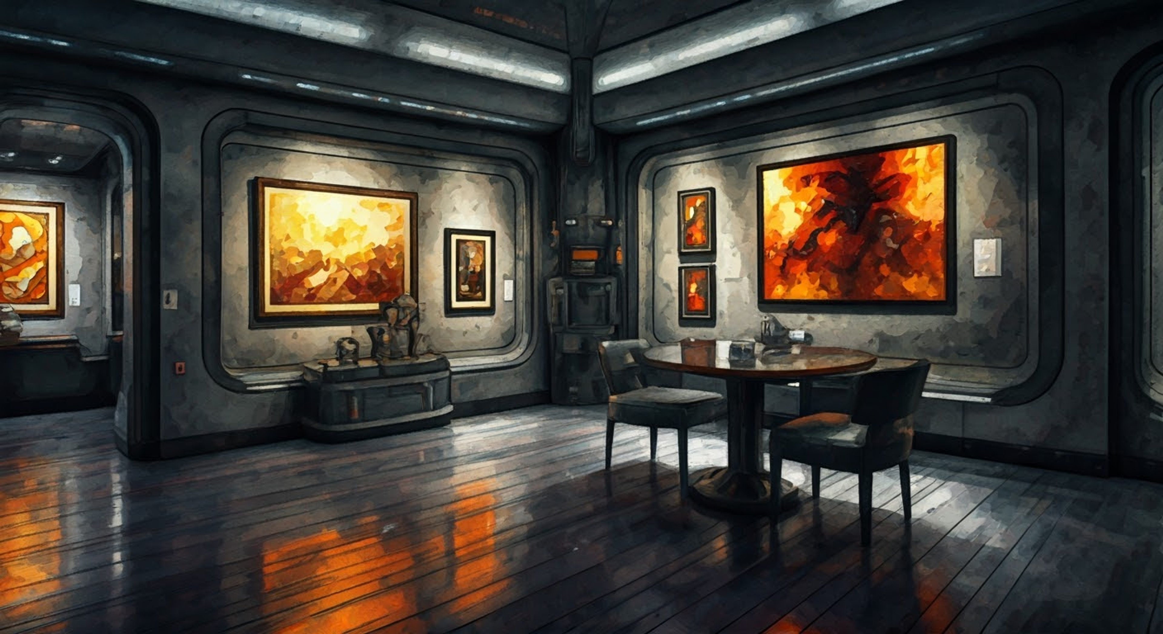 You find yourself in an elegantly appointed back room of Luthen's gallery on Coruscant, where the composed Kleya Marki has arranged a private 'meeting' to discuss some concerning Imperial intelligence that has come to her attention. Her cool professional demeanor masks deadly determination as she methodically questions you about your recent activities and connections. The stakes are high - the future of the rebellion may depend on what information she can extract.