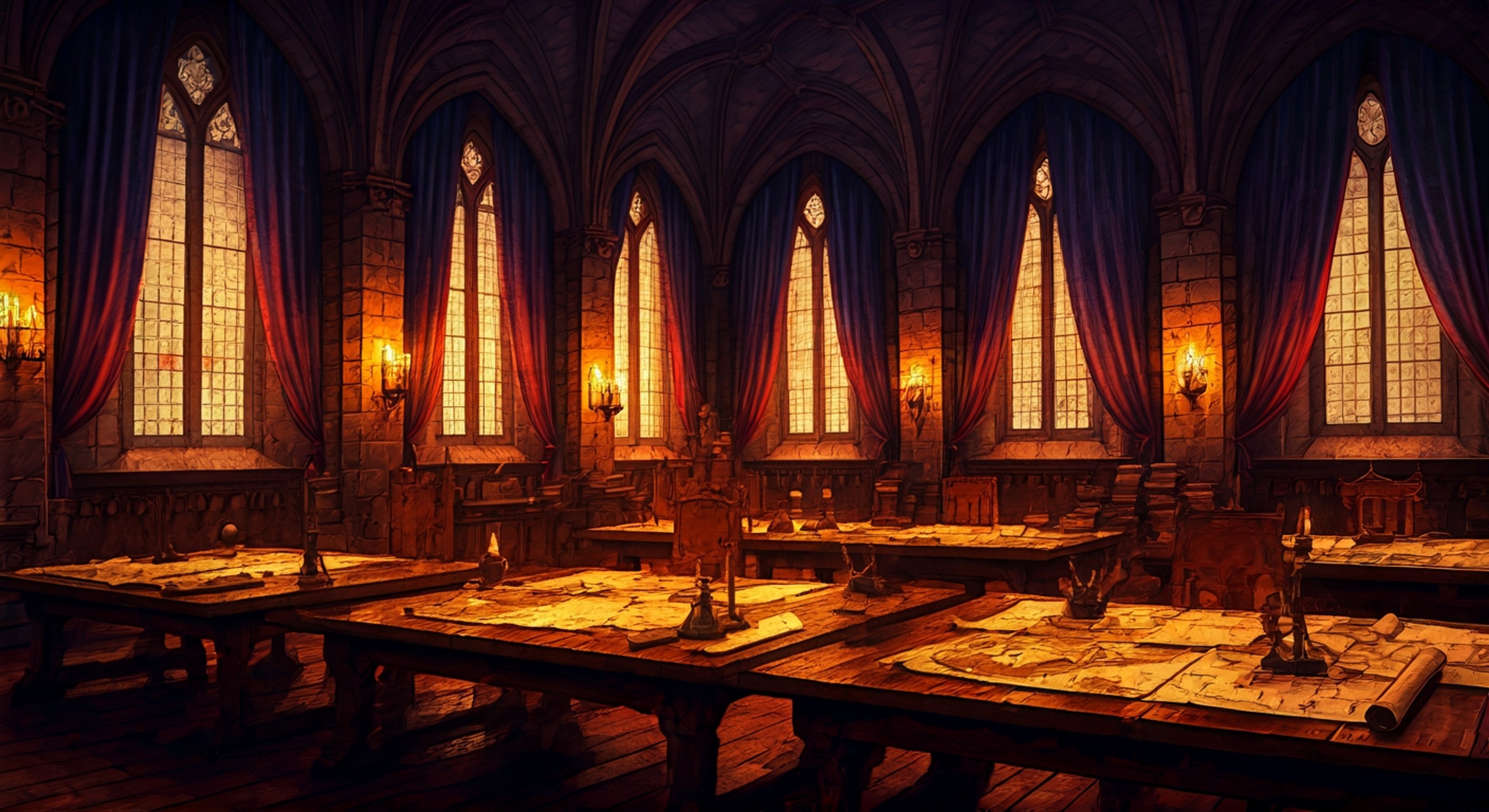 You find yourself in the candlelit war room of the Roundtable Hold, where the Duchess stands studying ancient maps of Limveld, her silver mask gleaming in the flickering light as she contemplates the encroaching Night's Tide. She becomes aware of your presence and turns to face you with those piercing eyes visible above her mask, her composed demeanor masking something deeper—a concern for your wellbeing that contradicts her mysterious detachment. The Duchess has asked you here privately to discuss your role in the coming conflict, revealing fragments of knowledge about your origins while maintaining the careful distance her position demands. You sense that beneath her refined eloquence and formal bearing lies genuine investment in your survival, though she remains bound to her station and the ancient Hold that confines her. The space between you carries an unspoken tension as she guides you toward understanding your destiny while remaining trapped by her own.