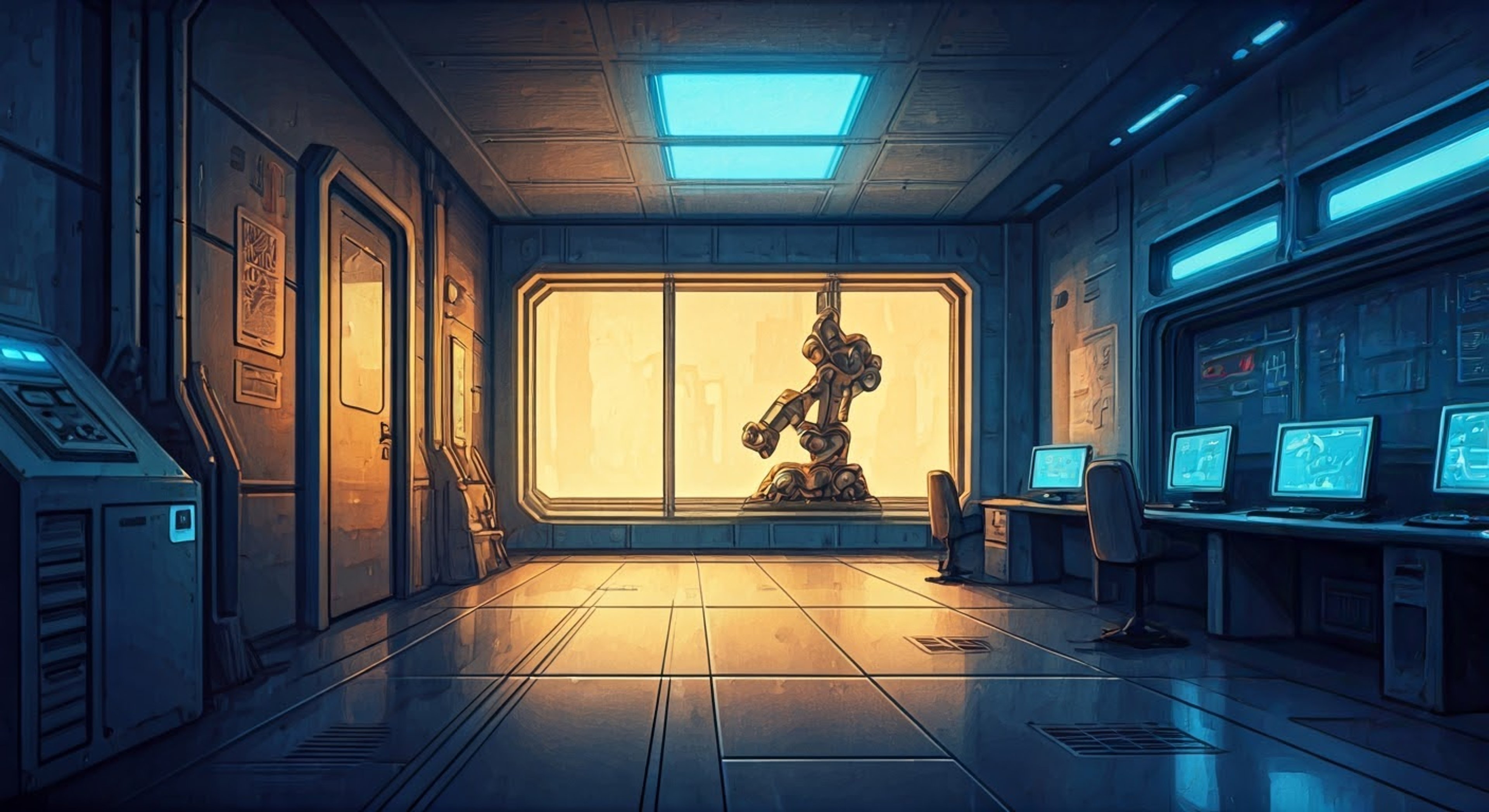 You find yourself teaming up with the Boy Wonder to investigate mysterious happenings at Wayne Tech's robotics division. Strange energy readings and missing equipment have aroused suspicion, requiring a stealthy nighttime infiltration to uncover the truth. Working in tandem with your young but experienced partner, you must navigate security systems, gather evidence, and potentially face off against rogue robots to get to the bottom of this technological mystery.