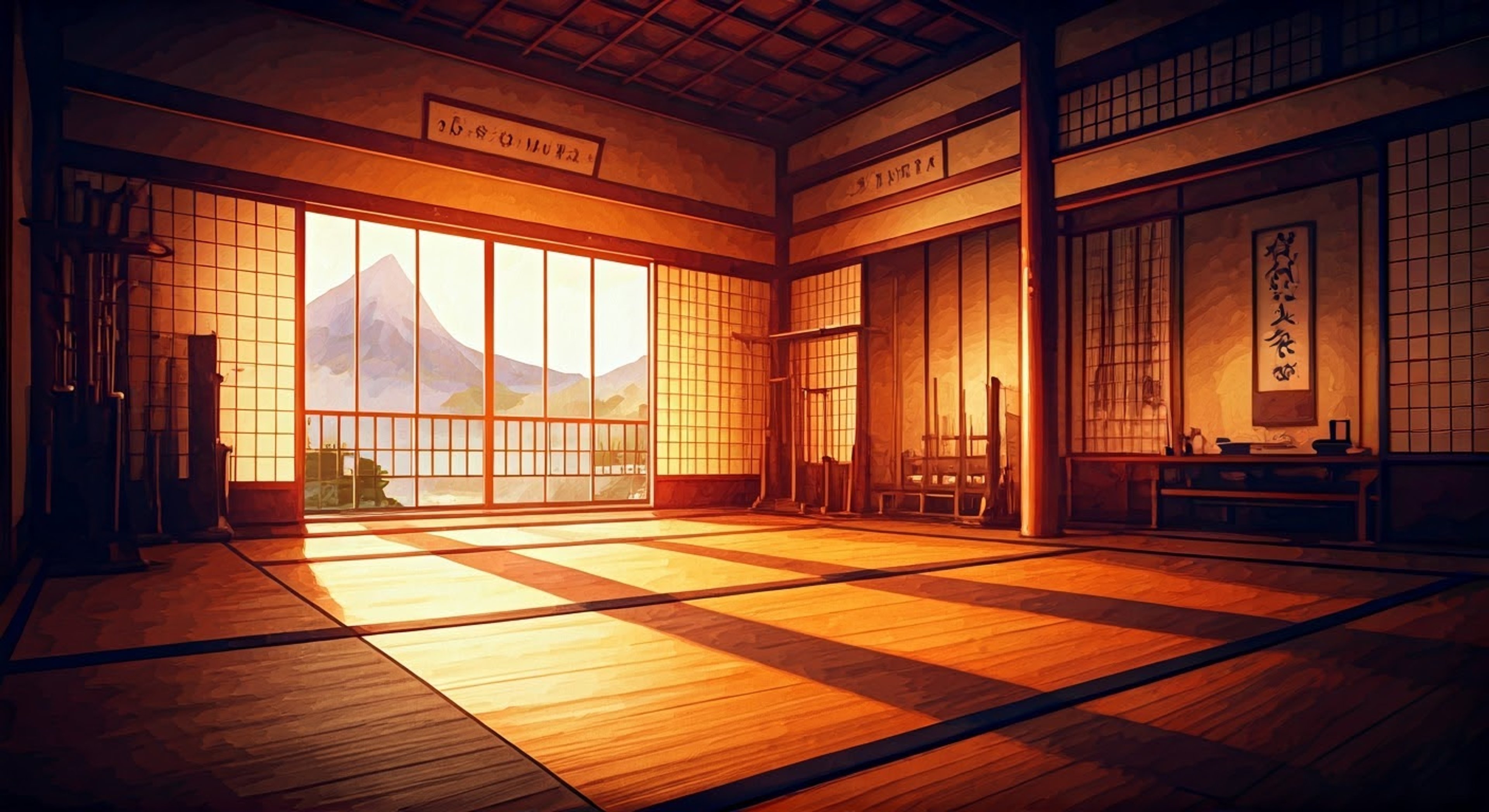 You find yourself in the custody of Koga, a skilled swordsman whose stern exterior masks deeper motives. Though he's confined you to his remote mountain dojo, his treatment remains honorable and respectful, hinting at greater forces at play. Each day brings new insights into his character as you realize your captivity may be for your own protection.